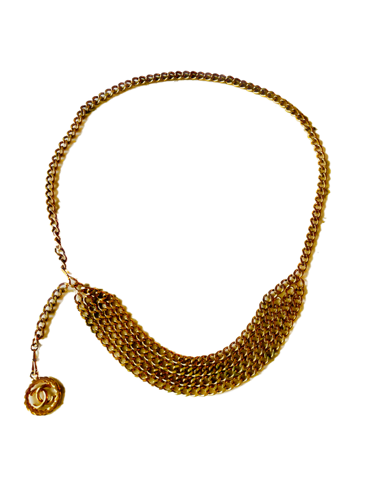 CHANEL Ceinture triple chaîne