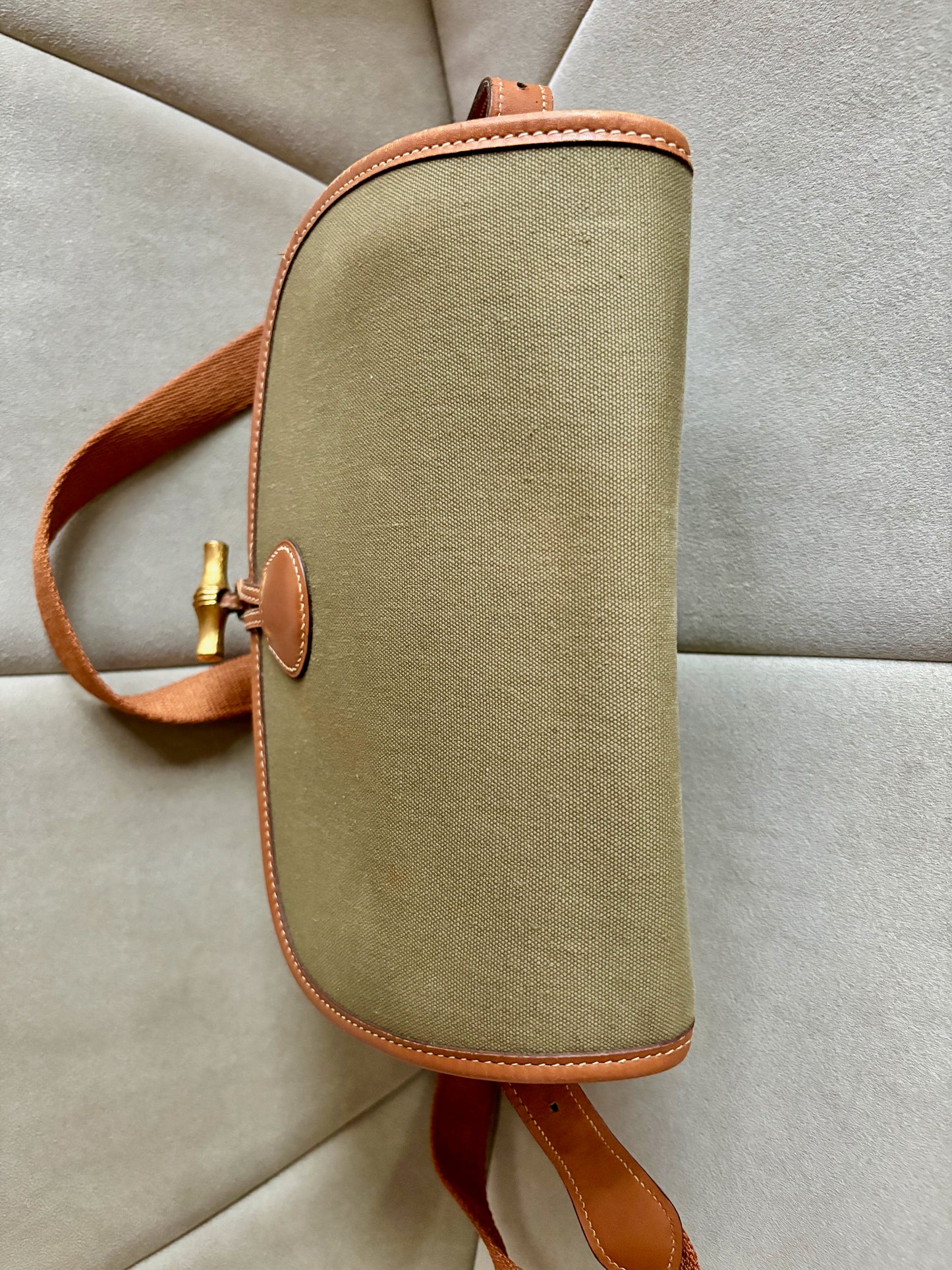 HERMÈS Sac Duffle Bambou