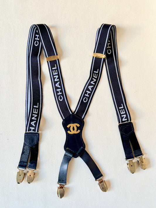 CHANEL Bretelles à logo