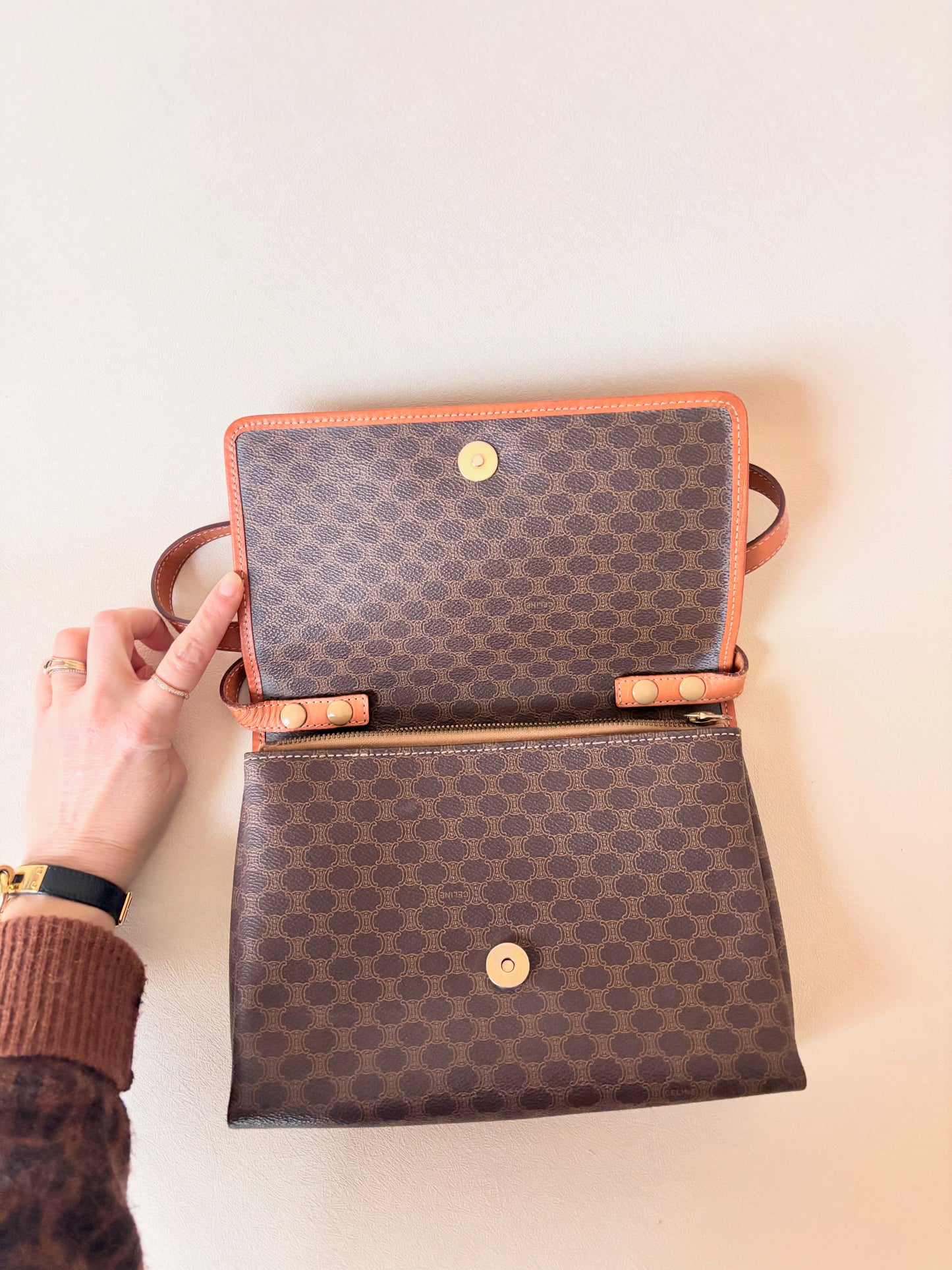 CÉLINE Sac pochette Triomphe