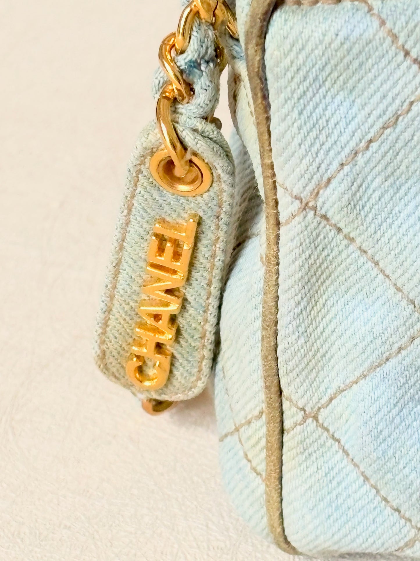 CHANEL Sac Camera Denim