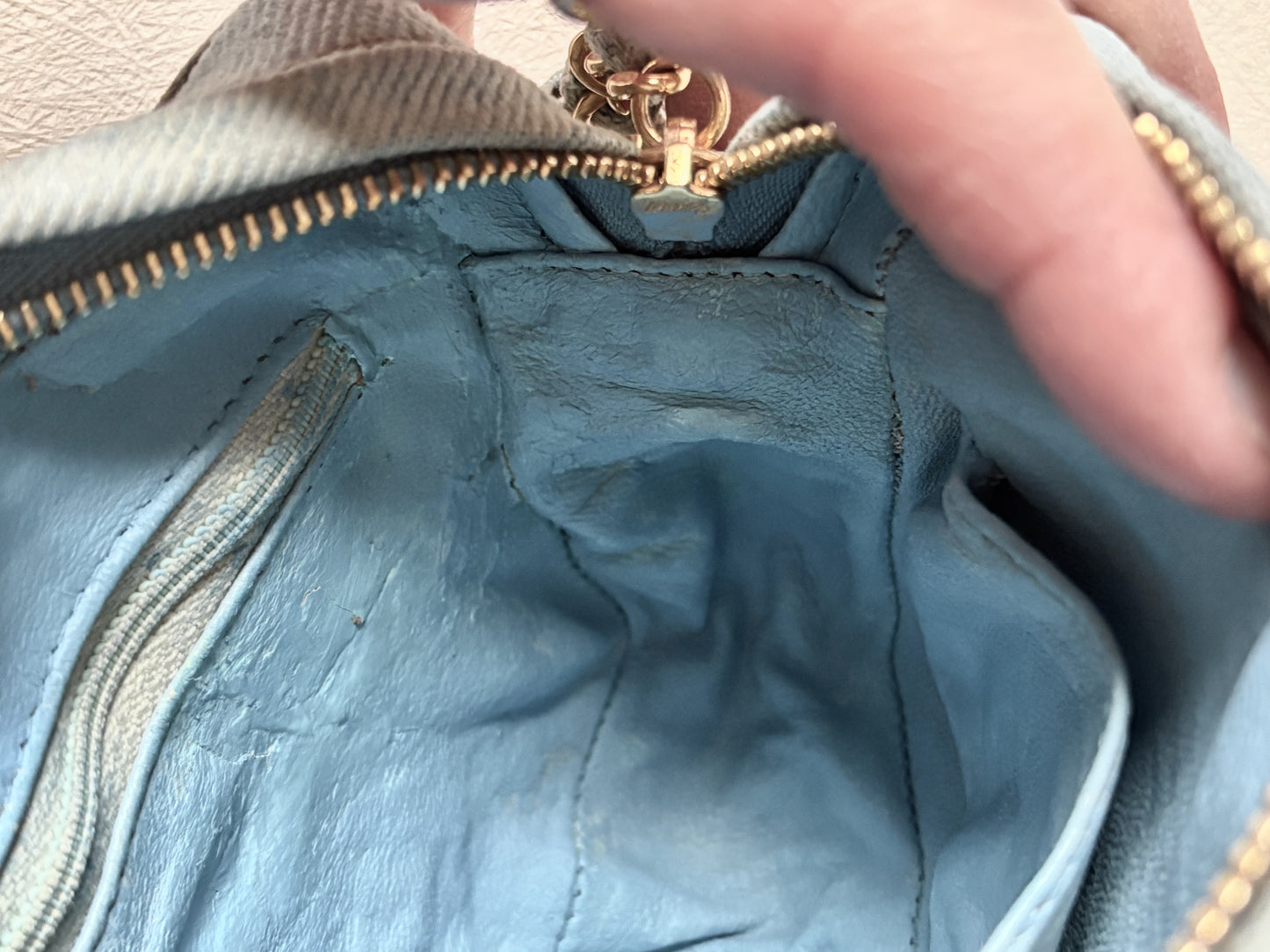 CHANEL Sac Camera Denim