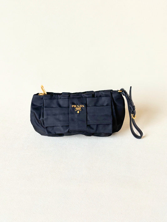 PRADA Pochette Noeud Nylon