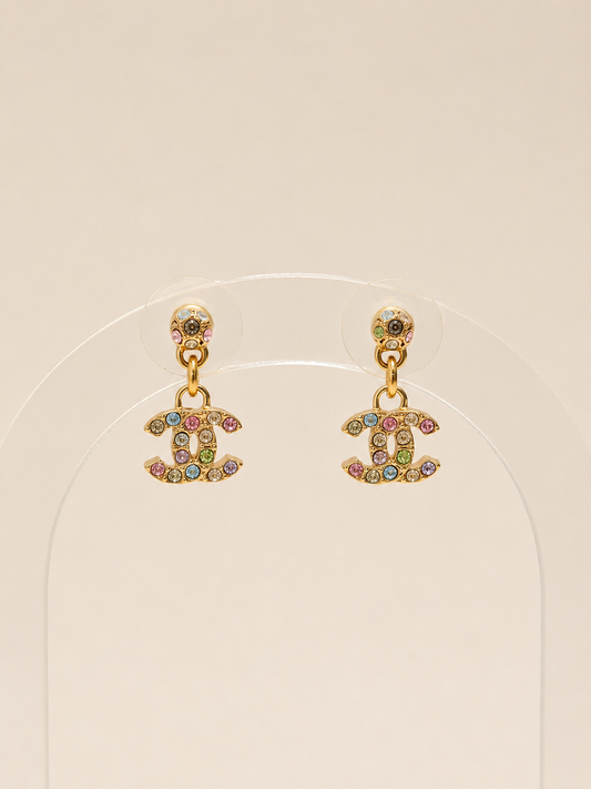 CHANEL Boucles d'oreilles Mini CC 2005