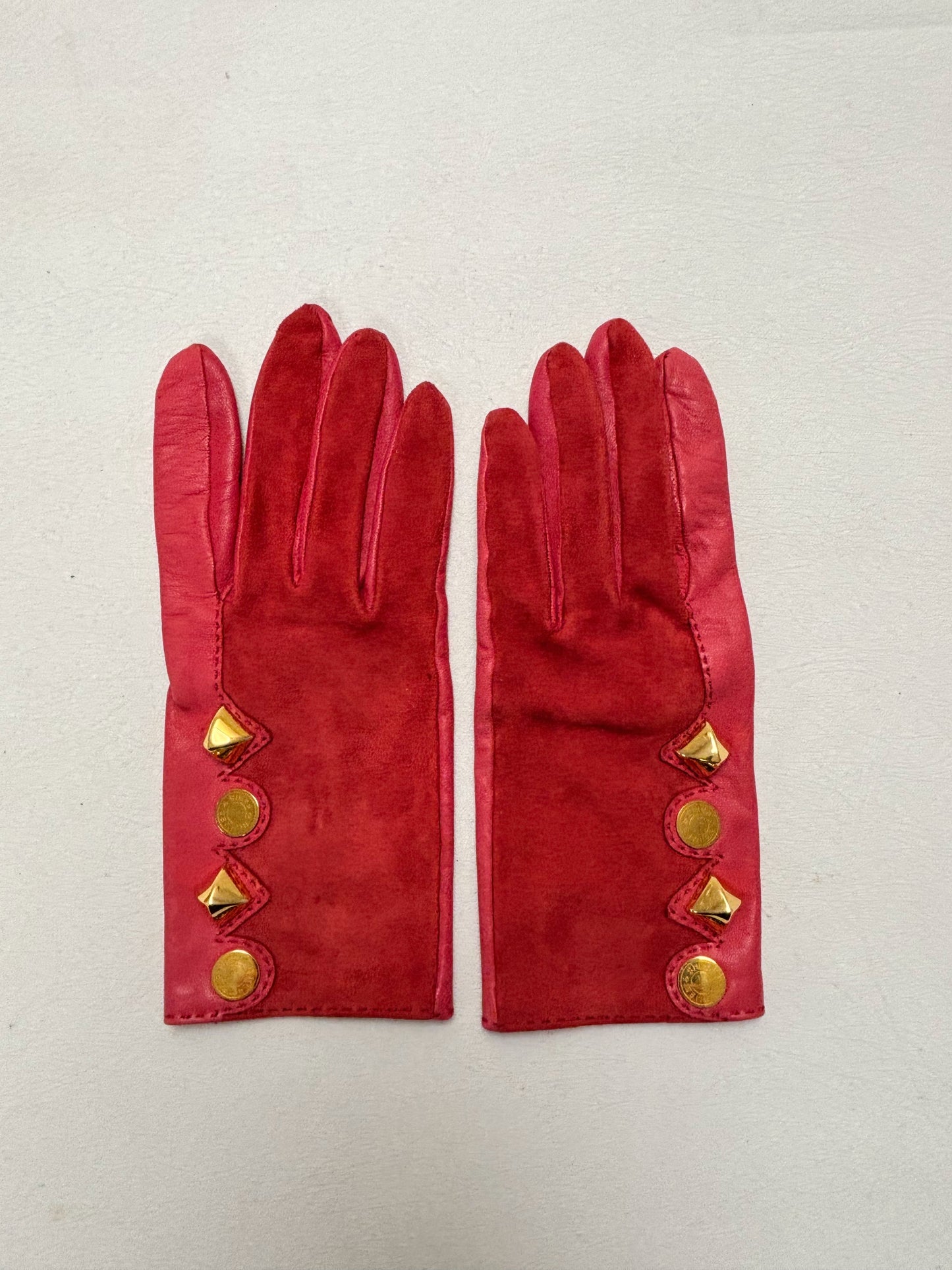 Gants en cuir HERMÈS Médor