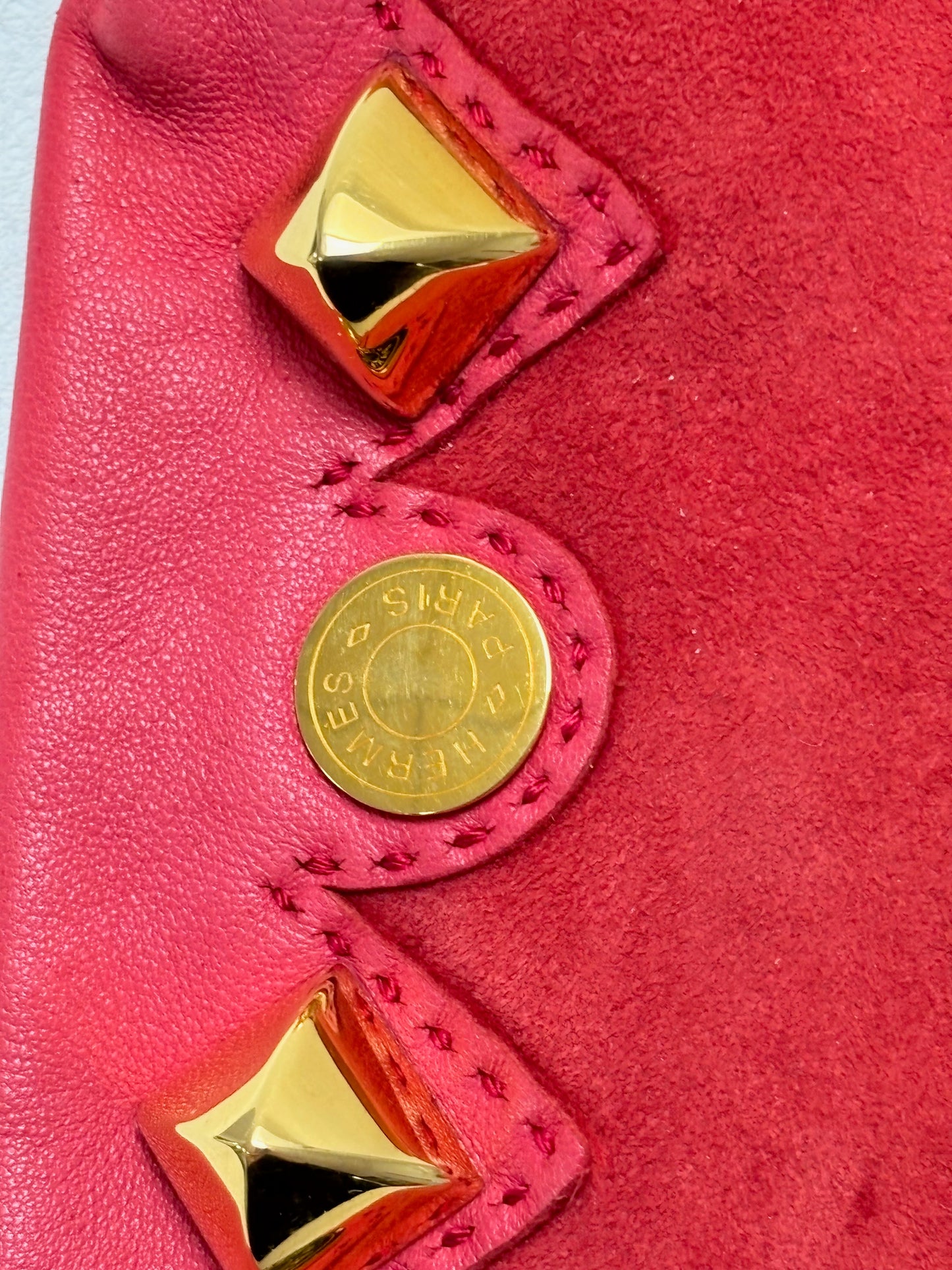 Gants en cuir HERMÈS Médor