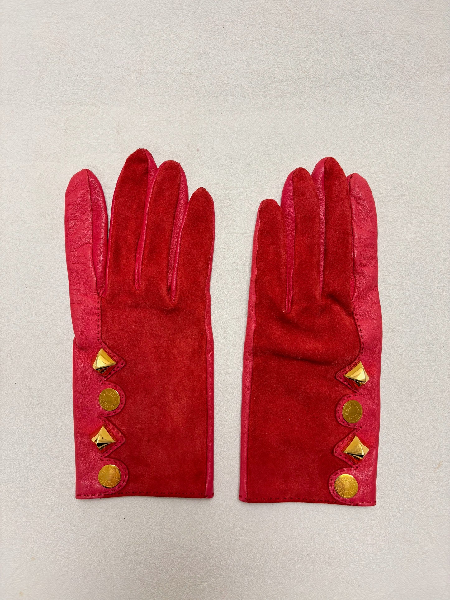 Gants en cuir HERMÈS Médor