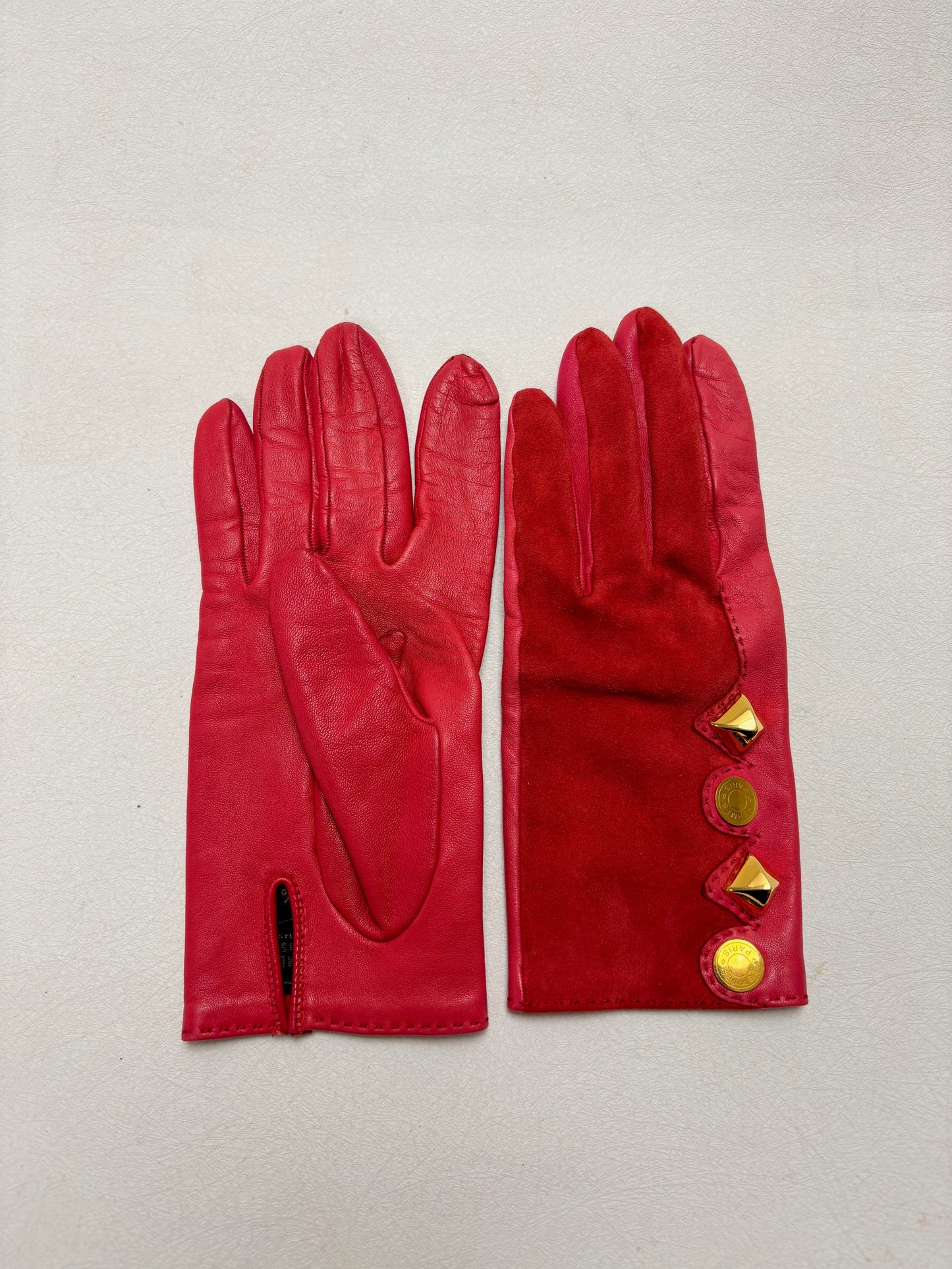 Gants en cuir HERMÈS Médor