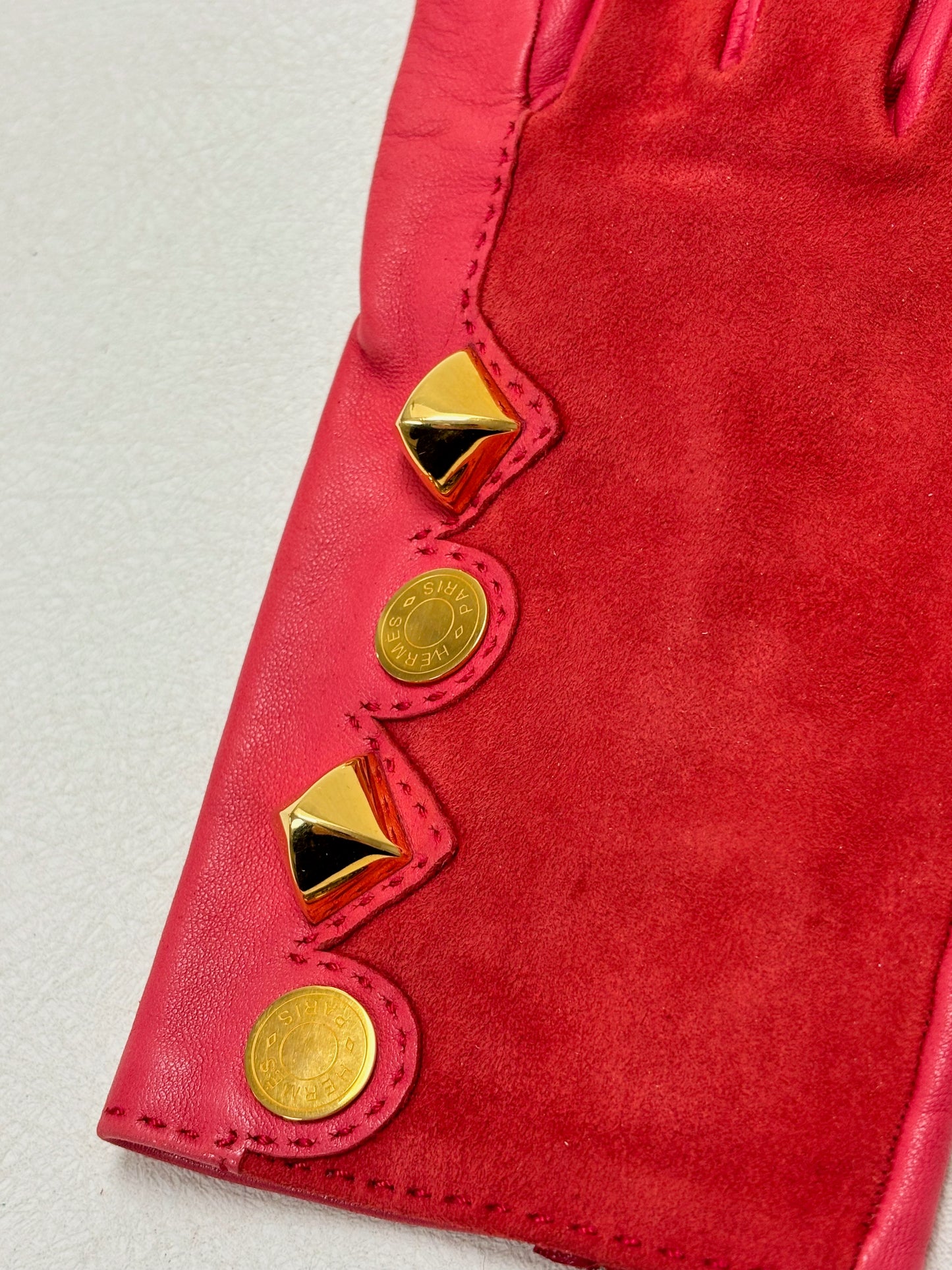 Gants en cuir HERMÈS Médor