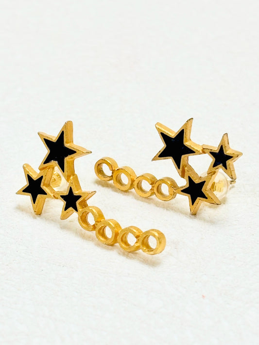 CHANEL Boucles d'oreilles Etoiles