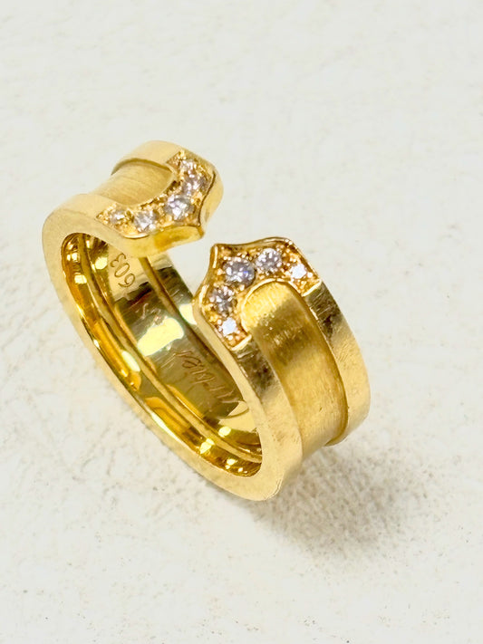 CARTIER Bague C Or et Diamants
