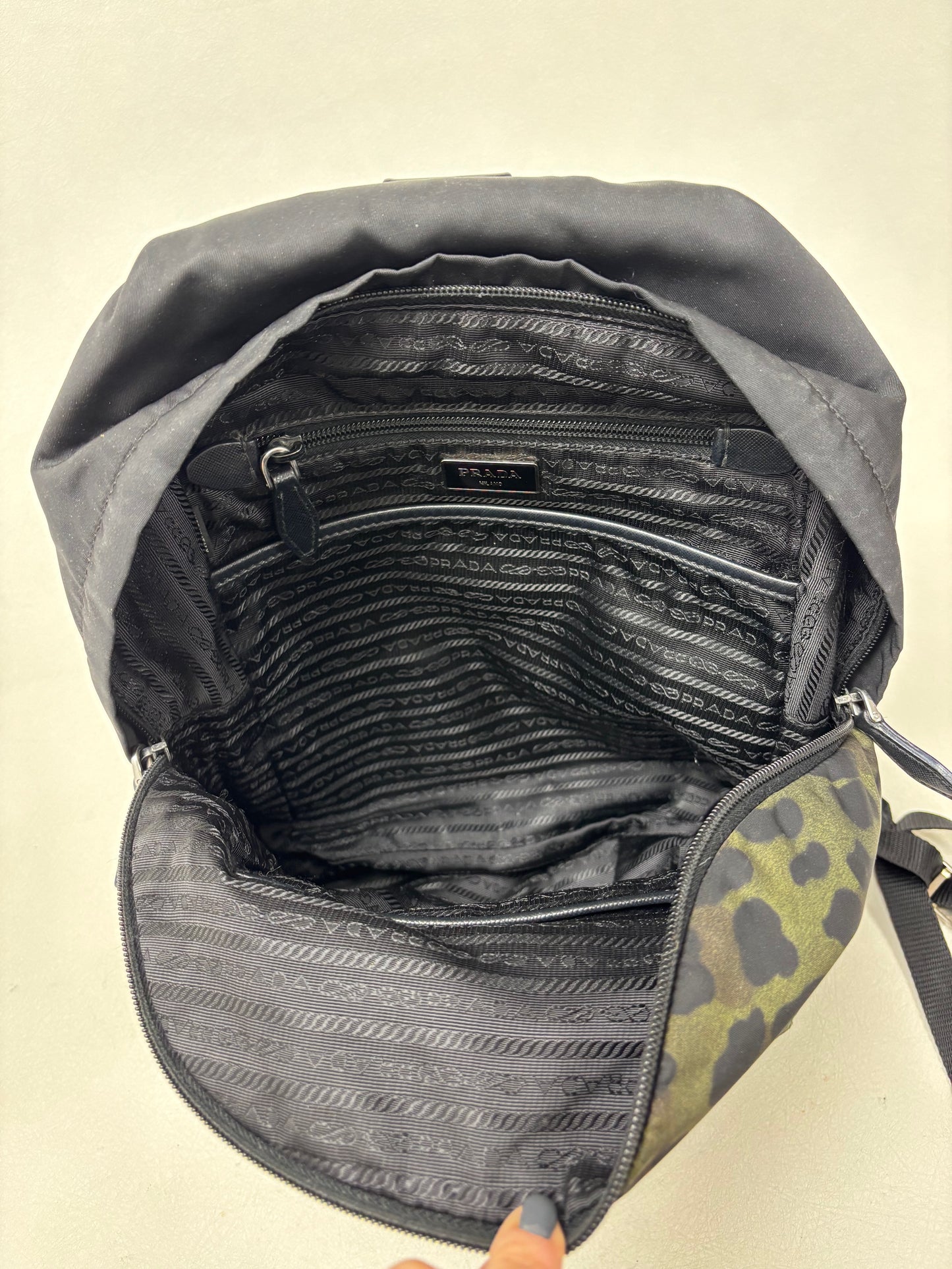 PRADA Sac à dos camouflage