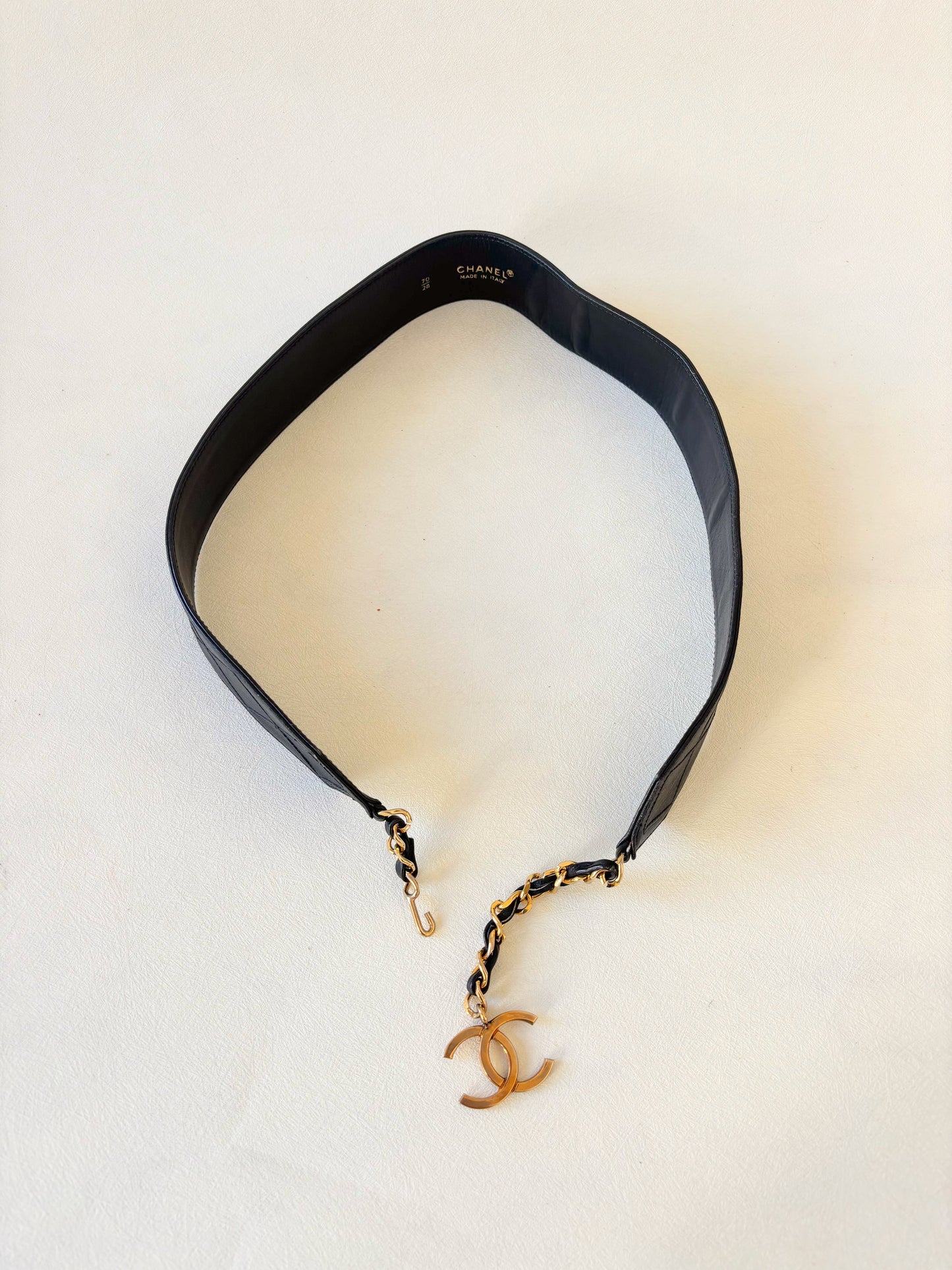 CHANEL Ceinture cuir