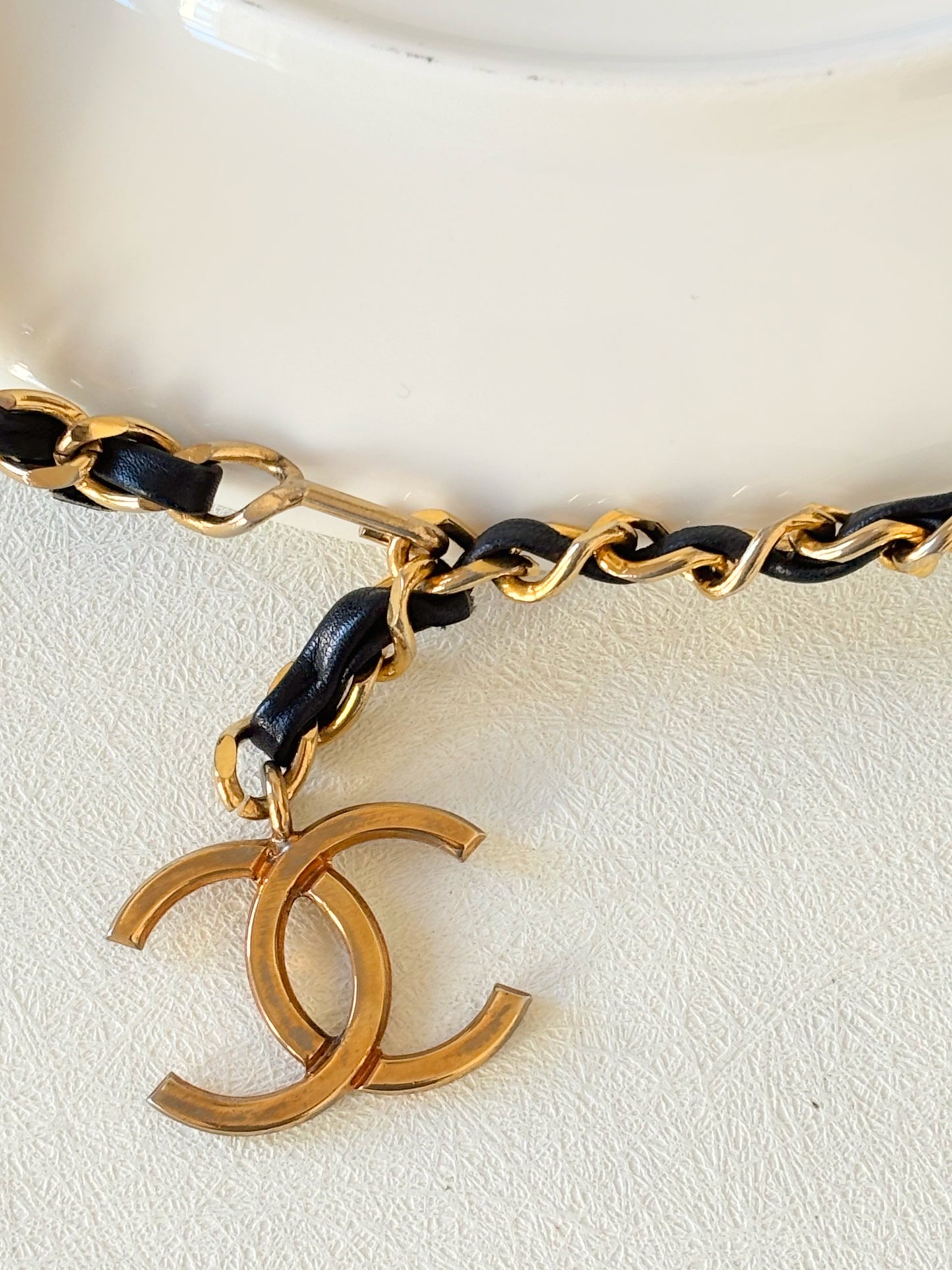 CHANEL Ceinture cuir