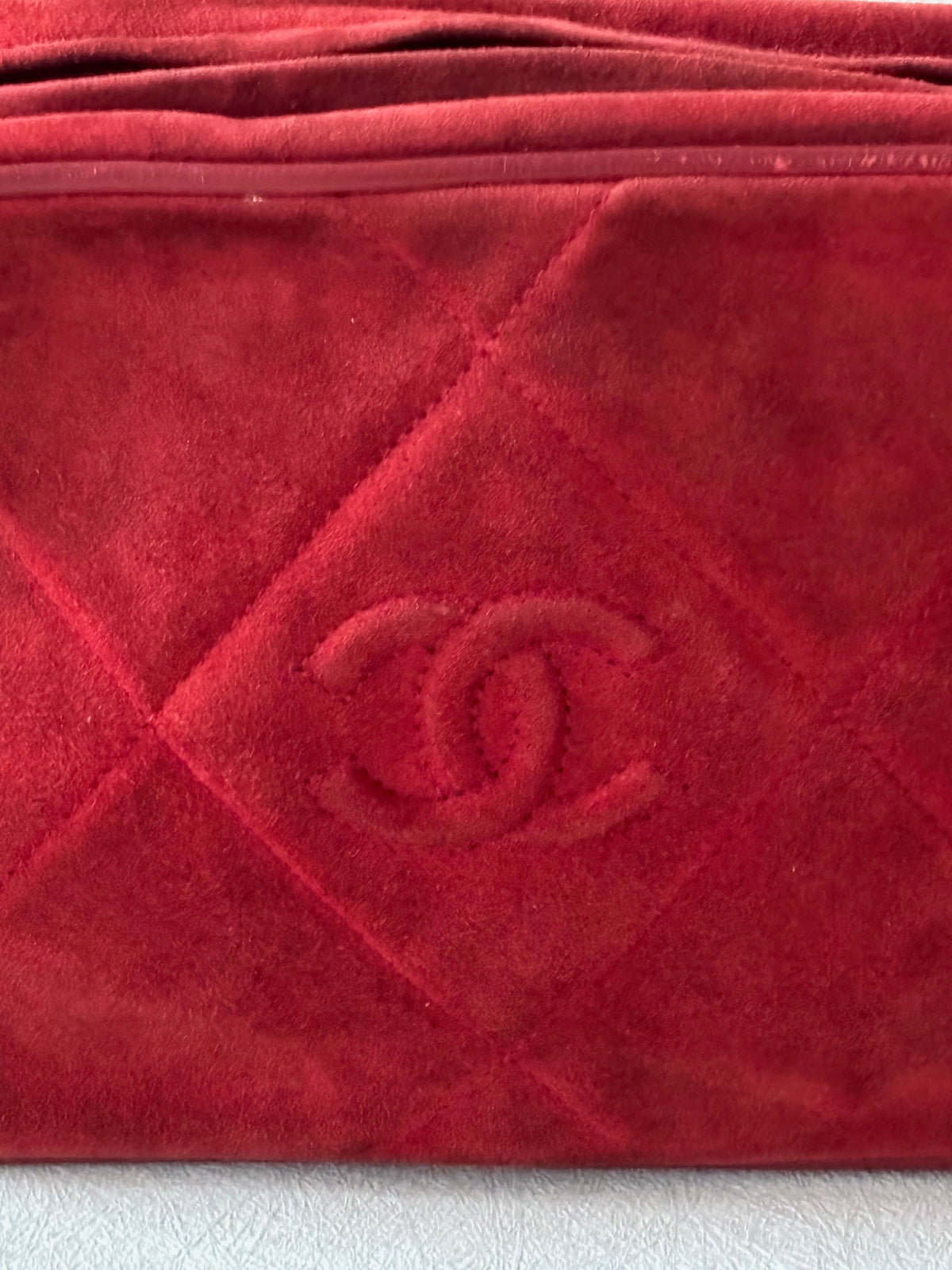 CHANEL Sac Caméra Veau velours