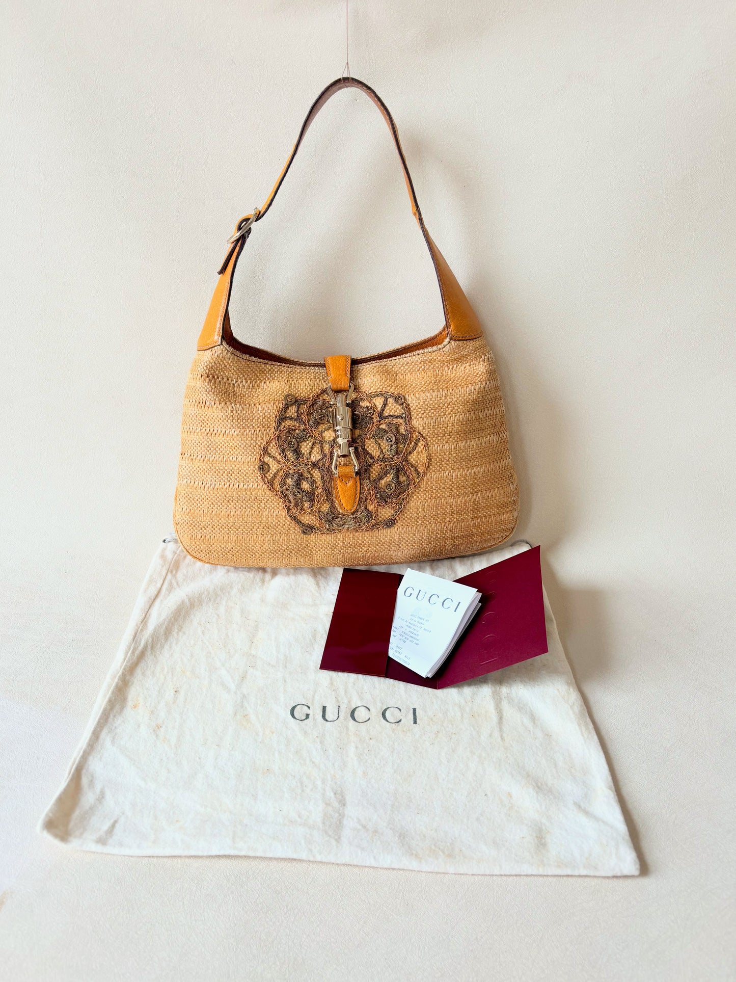 GUCCI Sac Jackie Raphia
