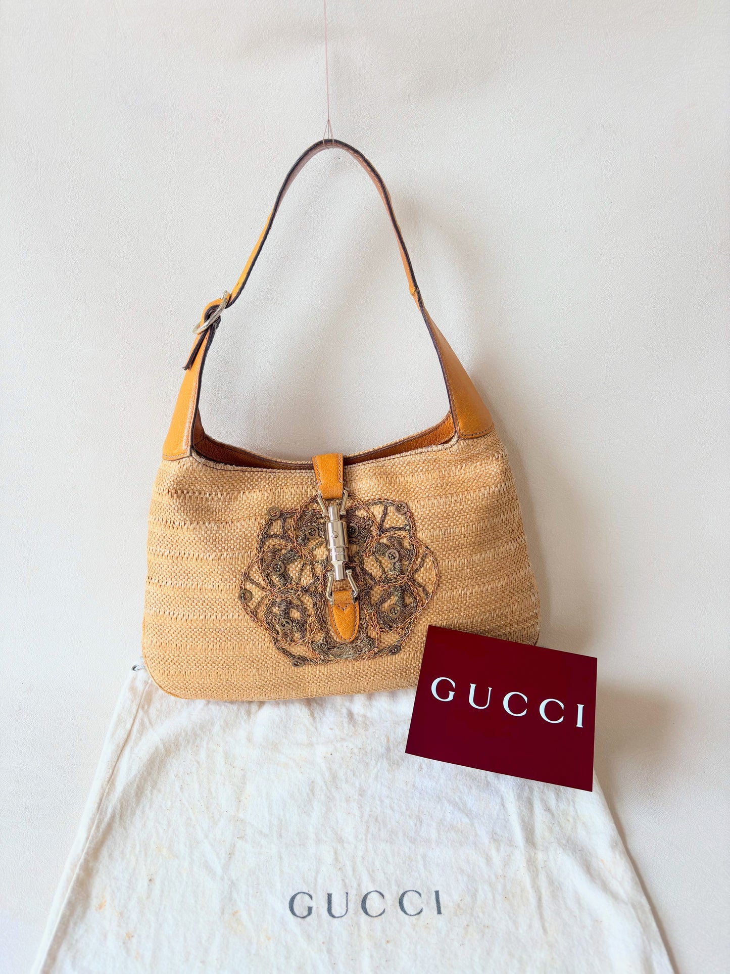 GUCCI Sac Jackie Raphia