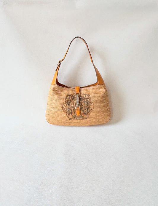 GUCCI Sac Jackie Raphia