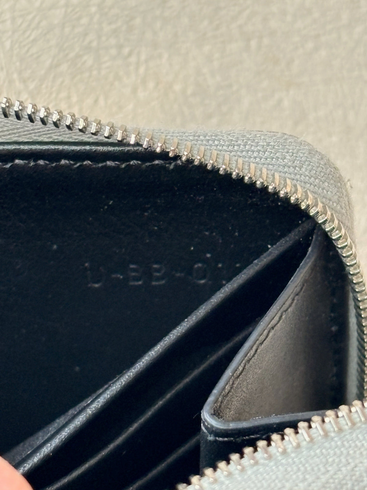 CÉLINE Portefeuille Cuir Argent