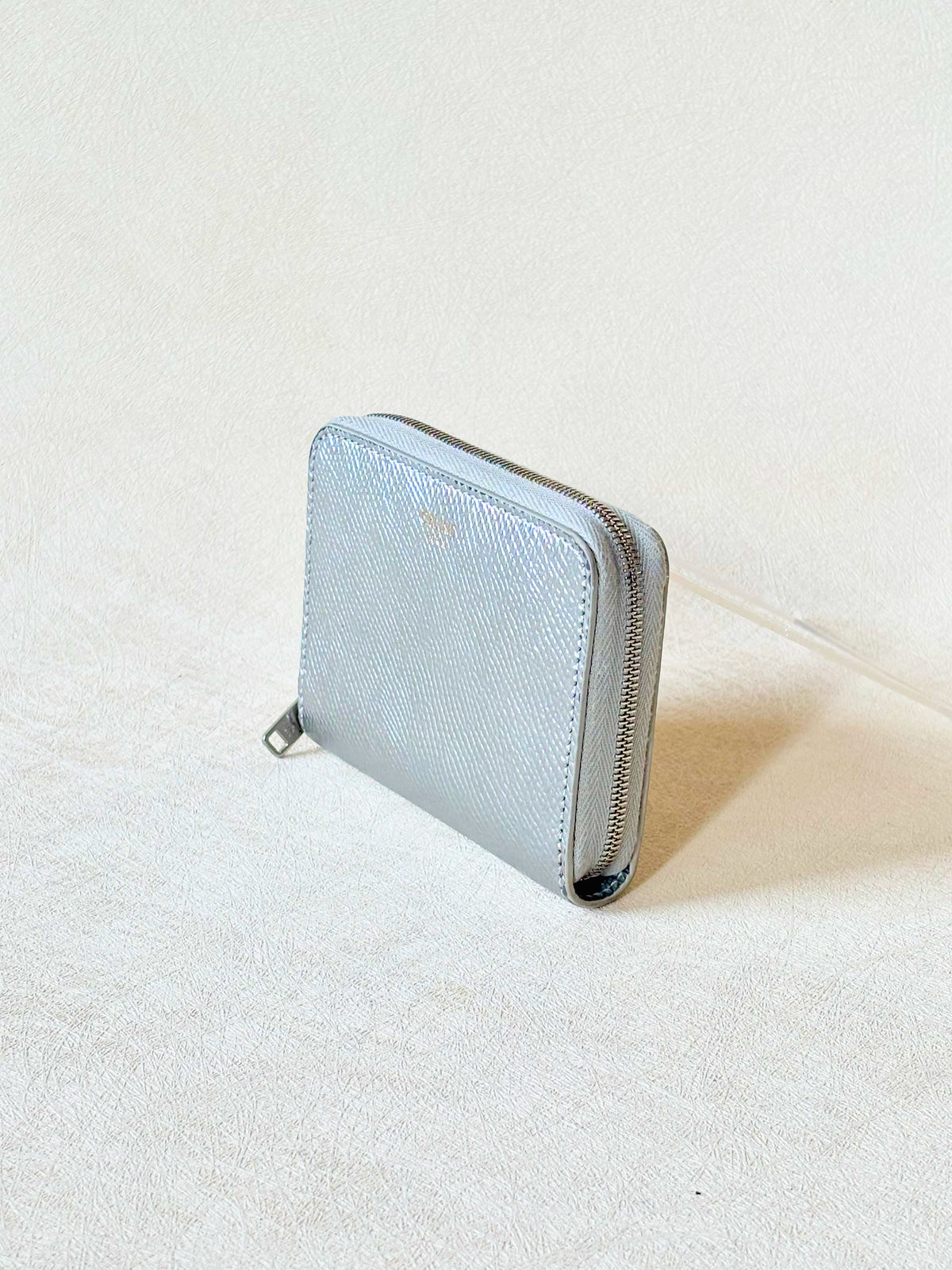 CÉLINE Portefeuille Cuir Argent