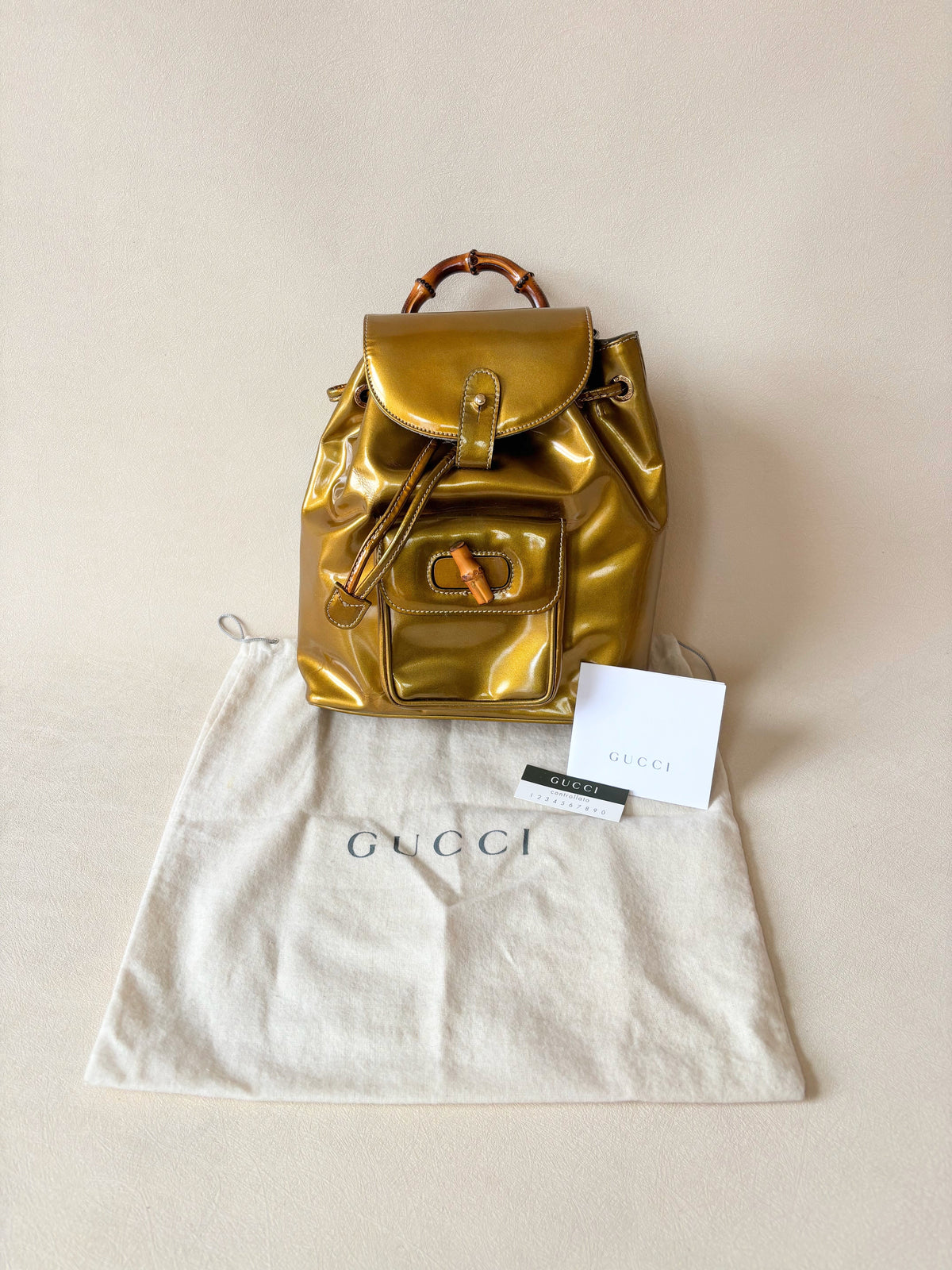 GUCCI Sac à dos Bambou