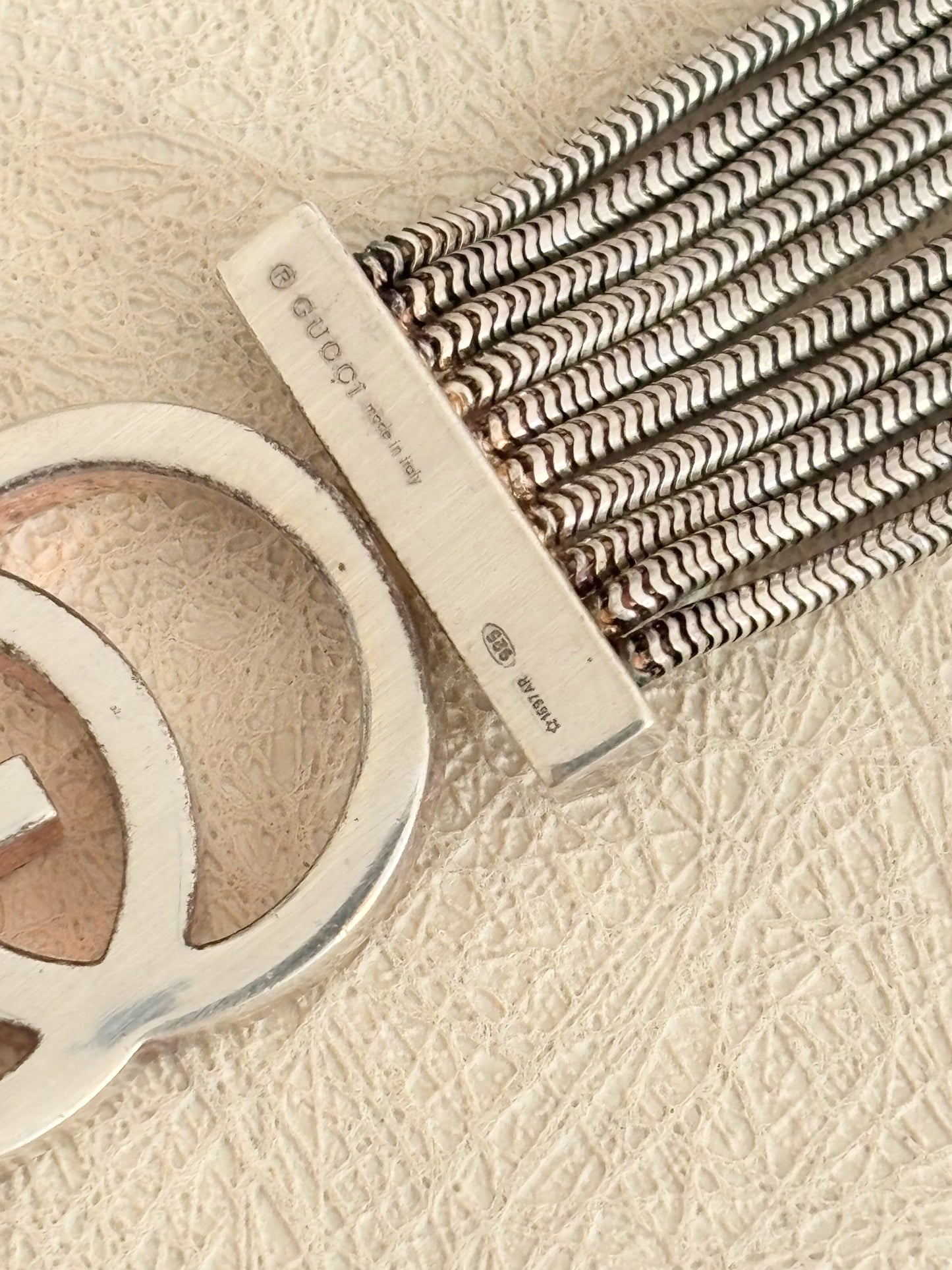 GUCCI Bracelet en argent