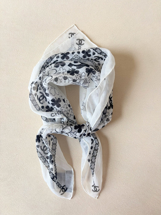 CHANEL Carré en coton