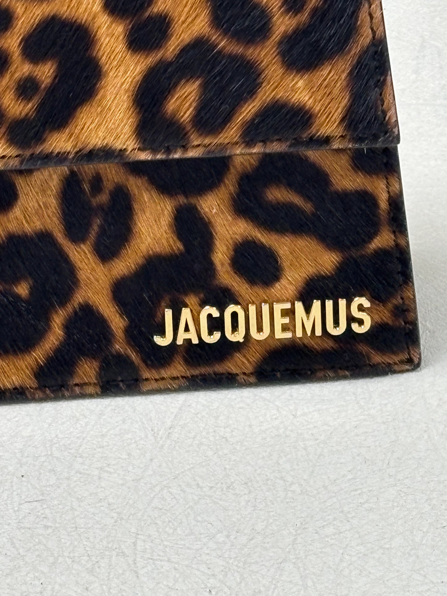 JACQUEMUS Sac Bambino Léopard