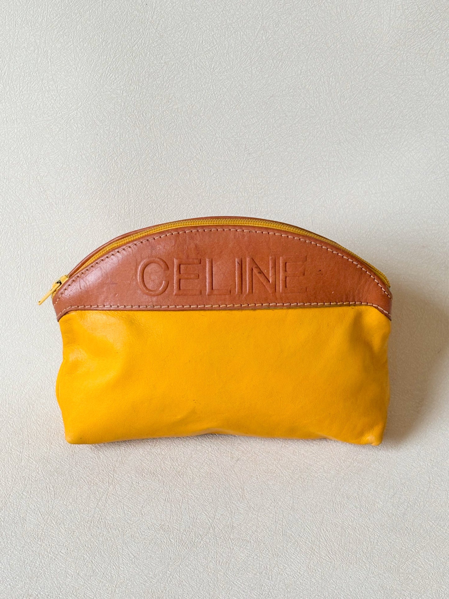 CÉLINE Pochette cuir