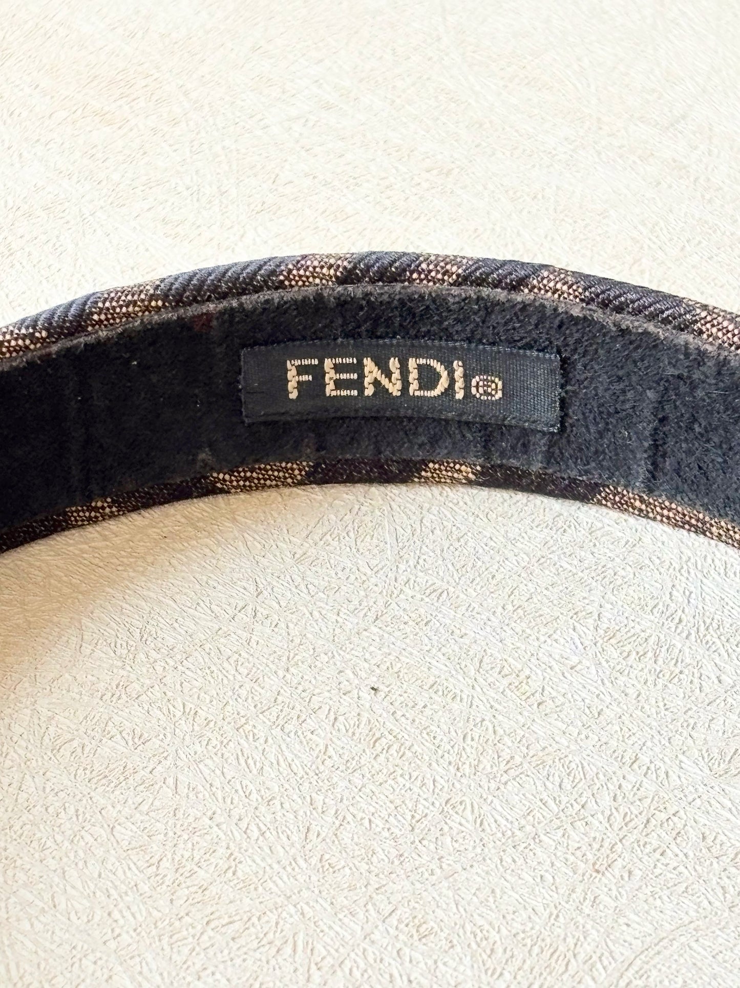 FENDI Serre-tête Zucca