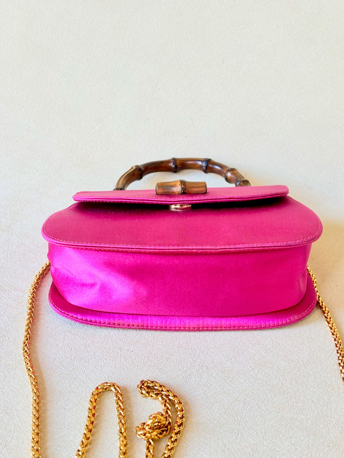 GUCCI Mini-Sac Bambou Satin