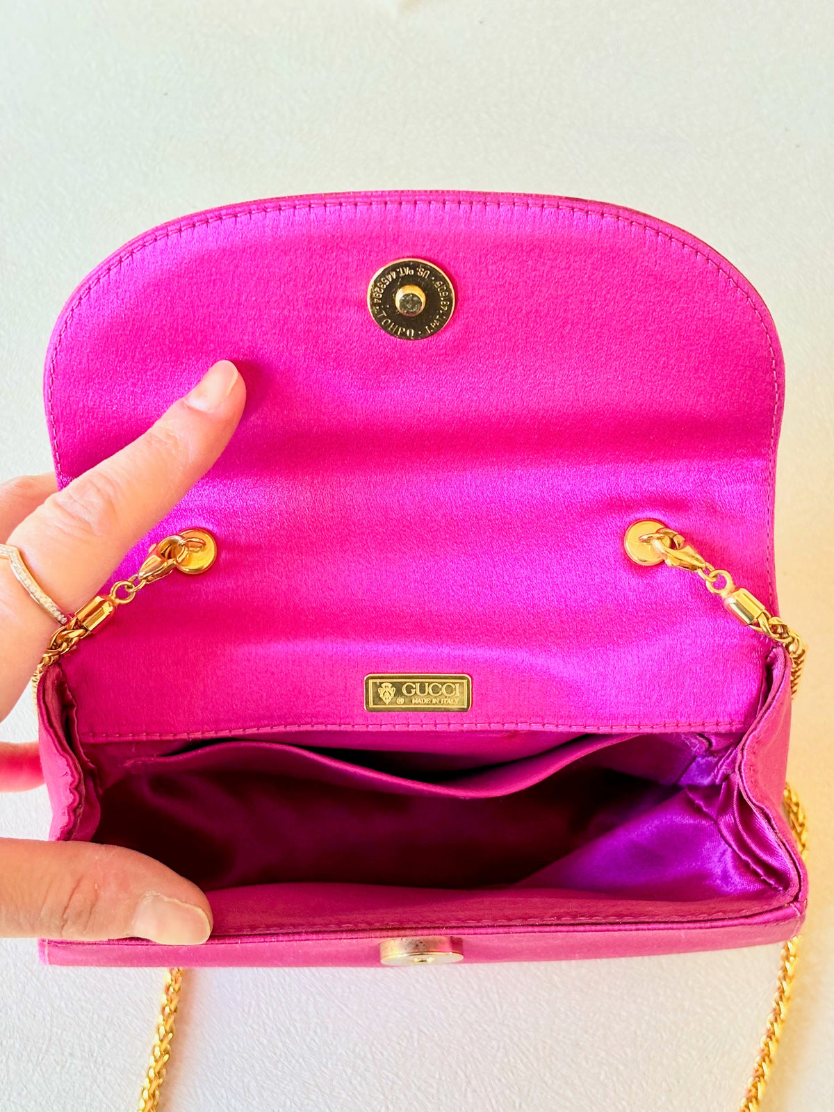 GUCCI Mini-Sac Bambou Satin