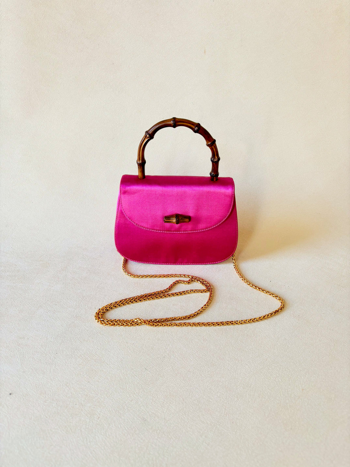 GUCCI Mini-Sac Bambou Satin
