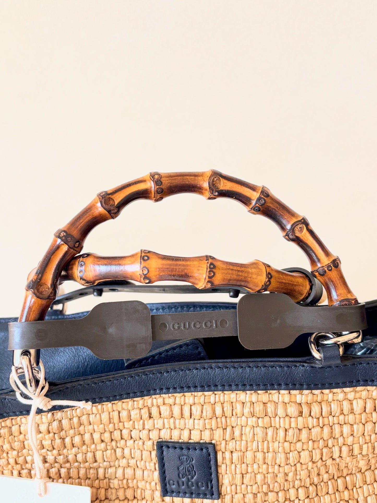 GUCCI Sac Panier Bambou