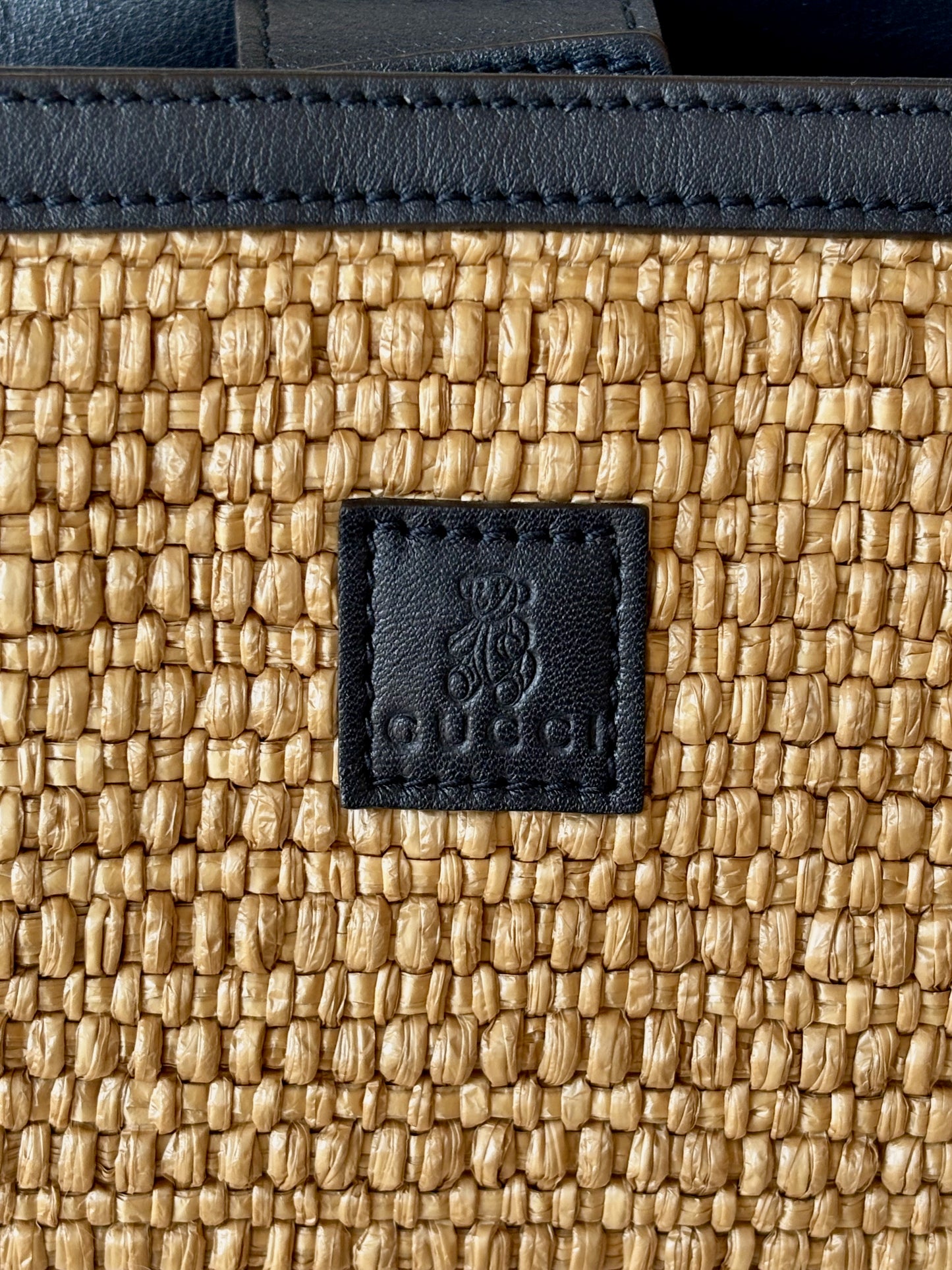 GUCCI Sac Panier Bambou