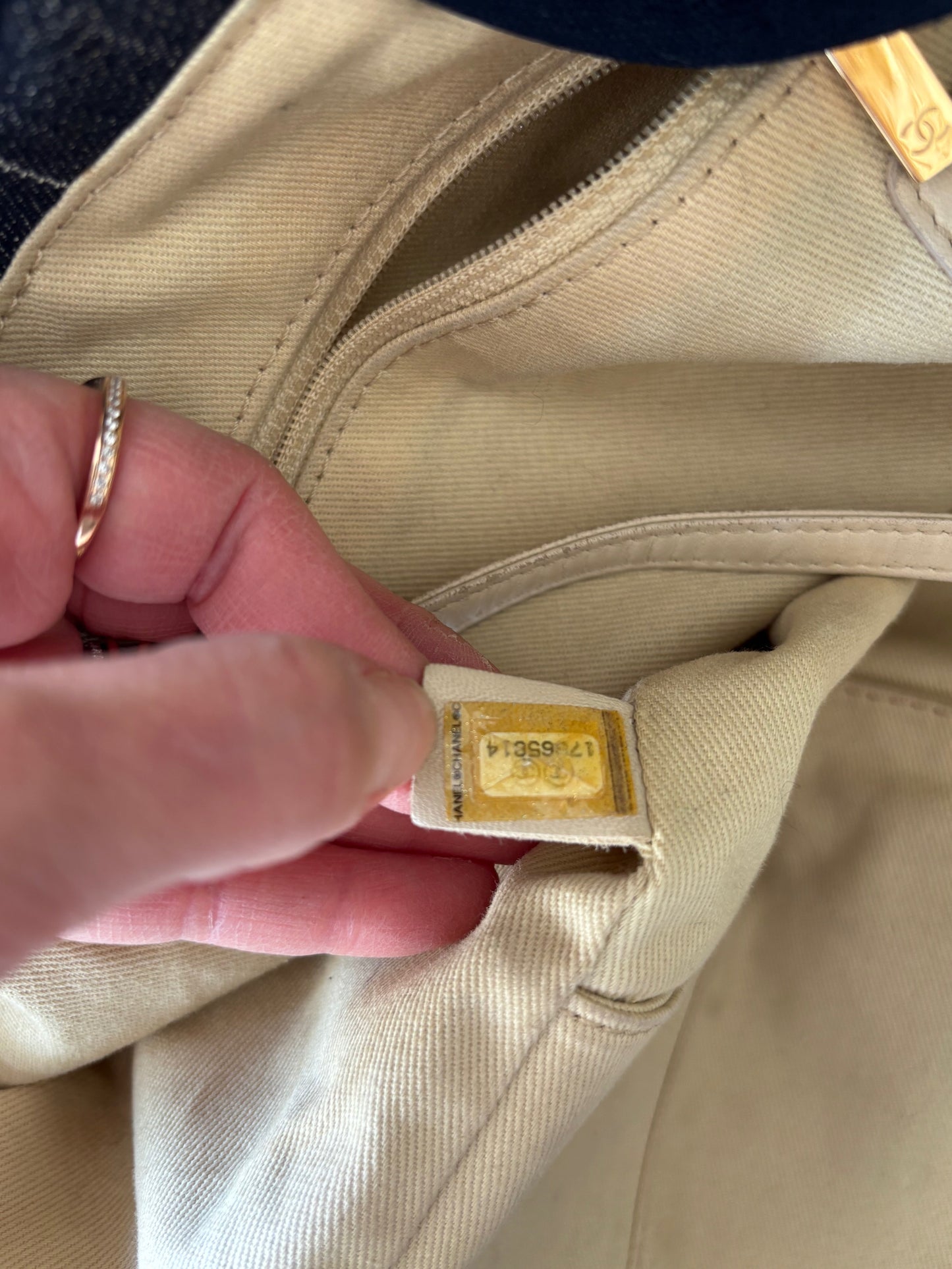 CHANEL Cabas Deauville denim