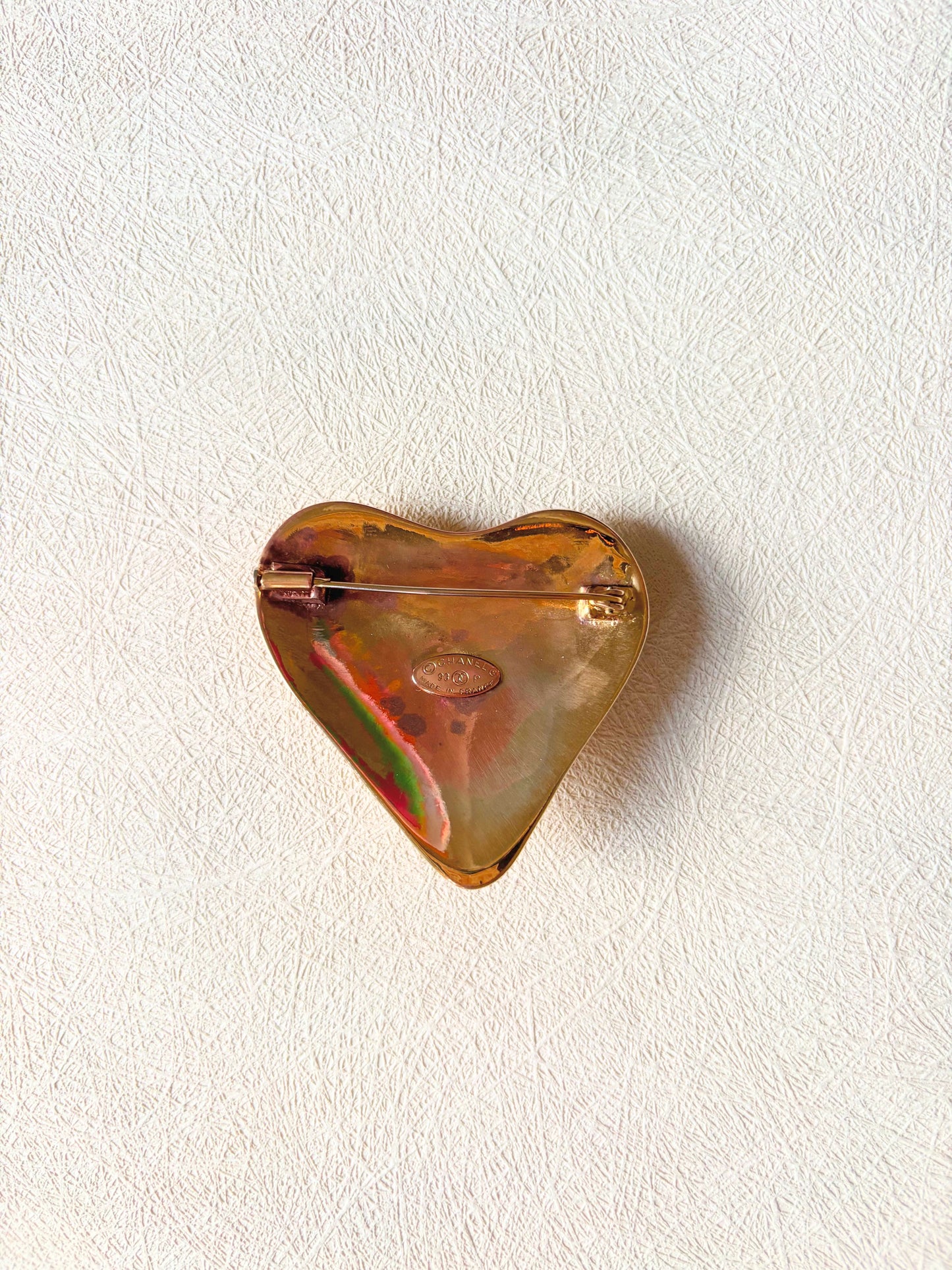 CHANEL Broche Coeur 1993