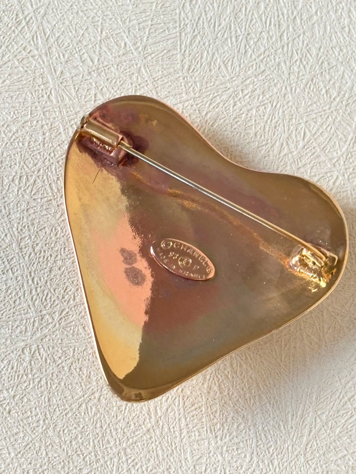 CHANEL Broche Coeur 1993