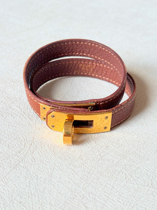 HERMÈS Bracelet Kelly double tour