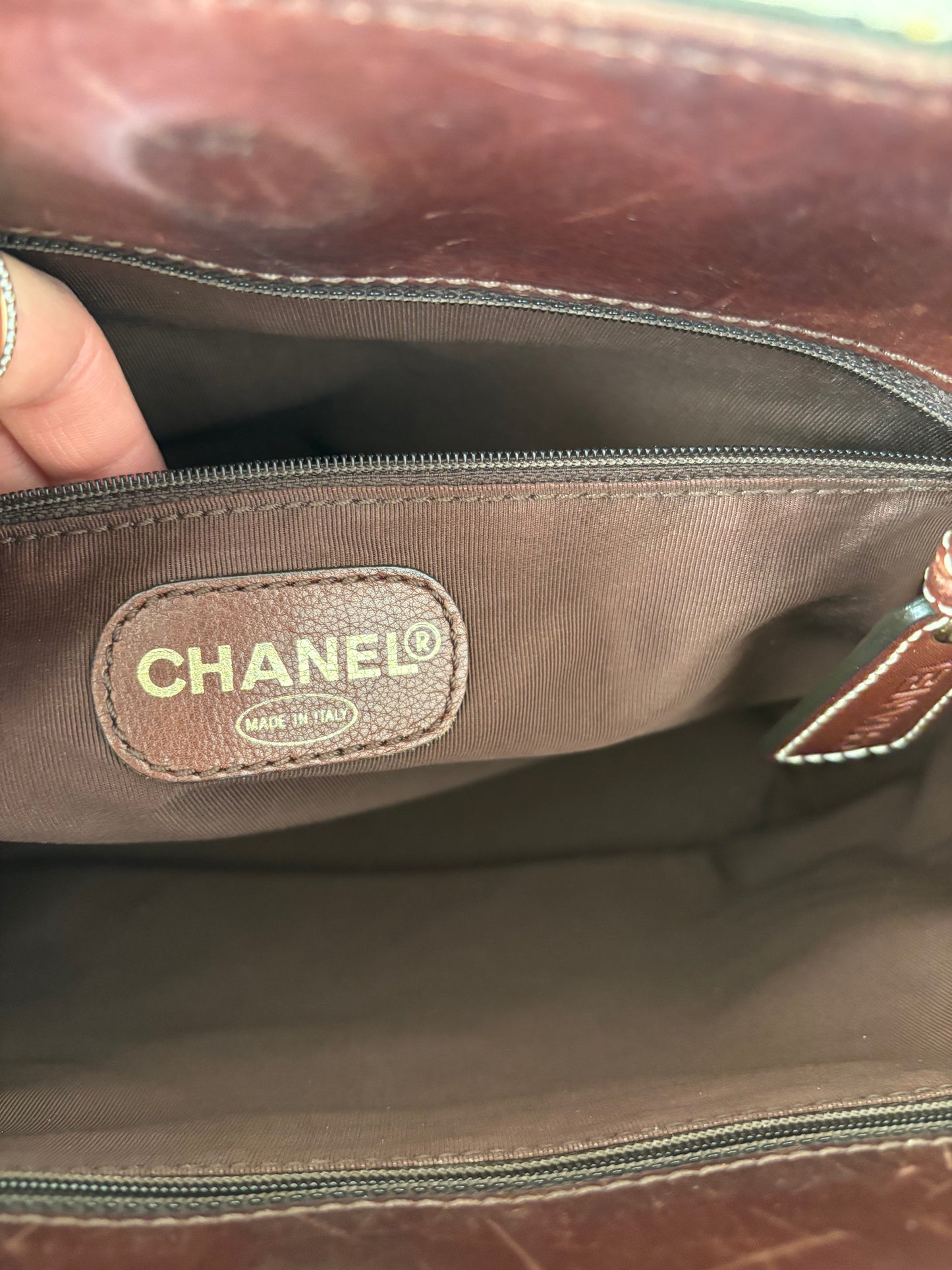 CHANEL Panier Raphia