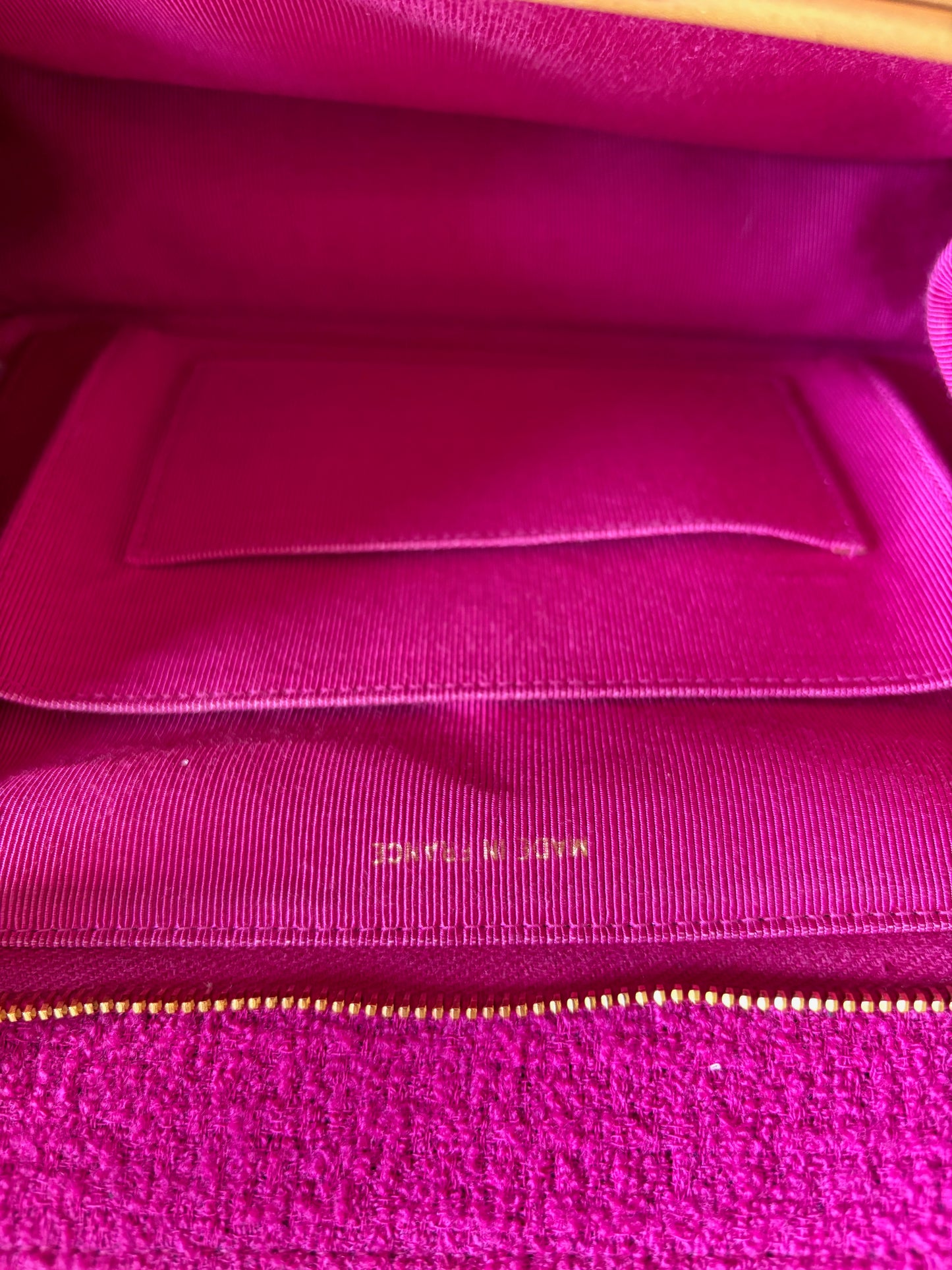 CHANEL Sac tweed rose