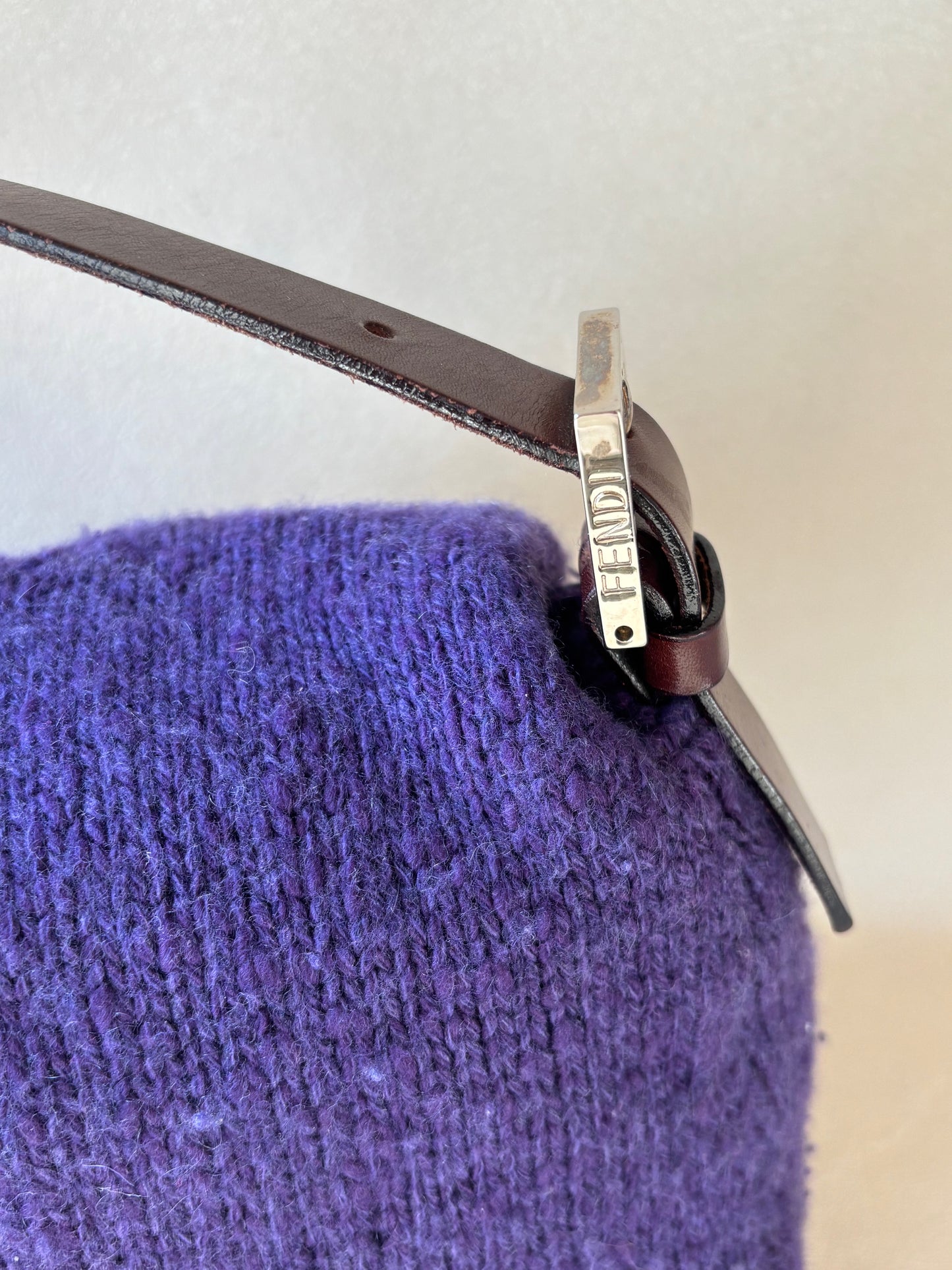 FENDI Sac Mamma Baguette Laine