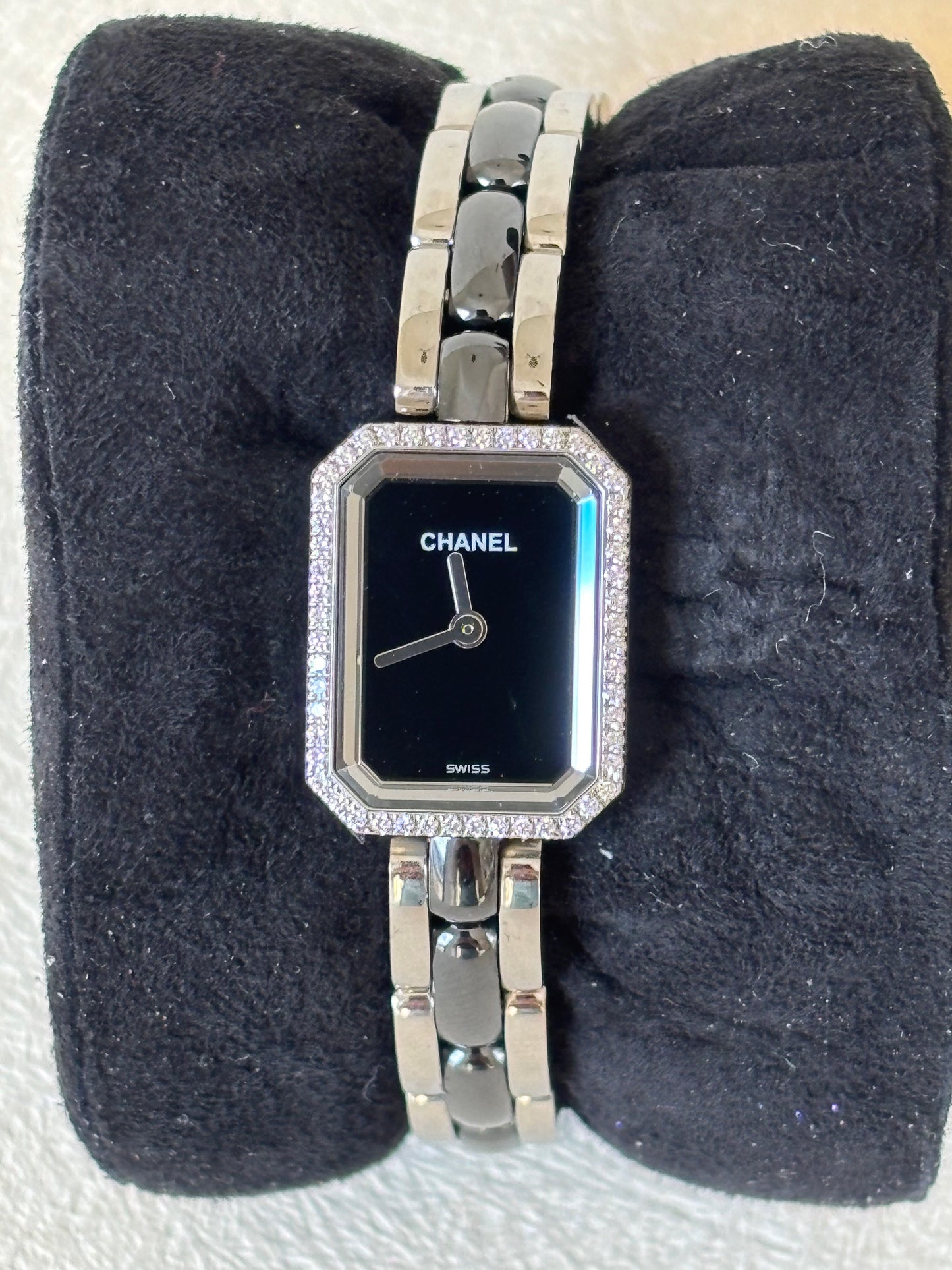 CHANEL Montre Première Céramique Diamants