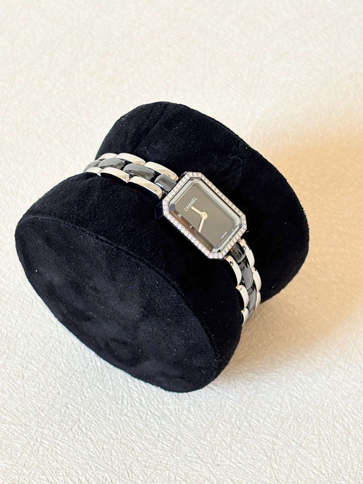 CHANEL Montre Première Céramique Diamants