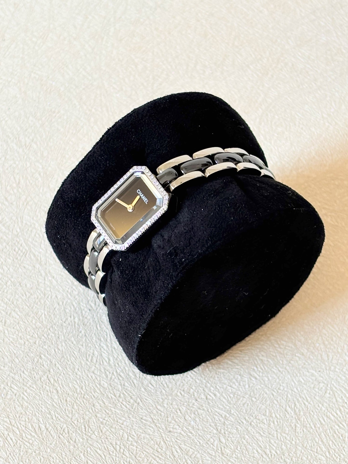 CHANEL Montre Première Céramique Diamants