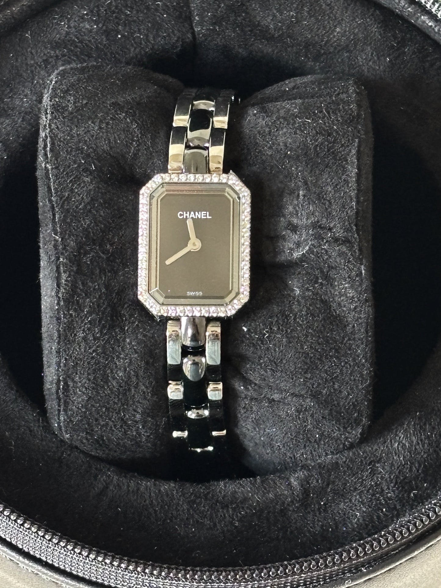 CHANEL Montre Première Céramique Diamants