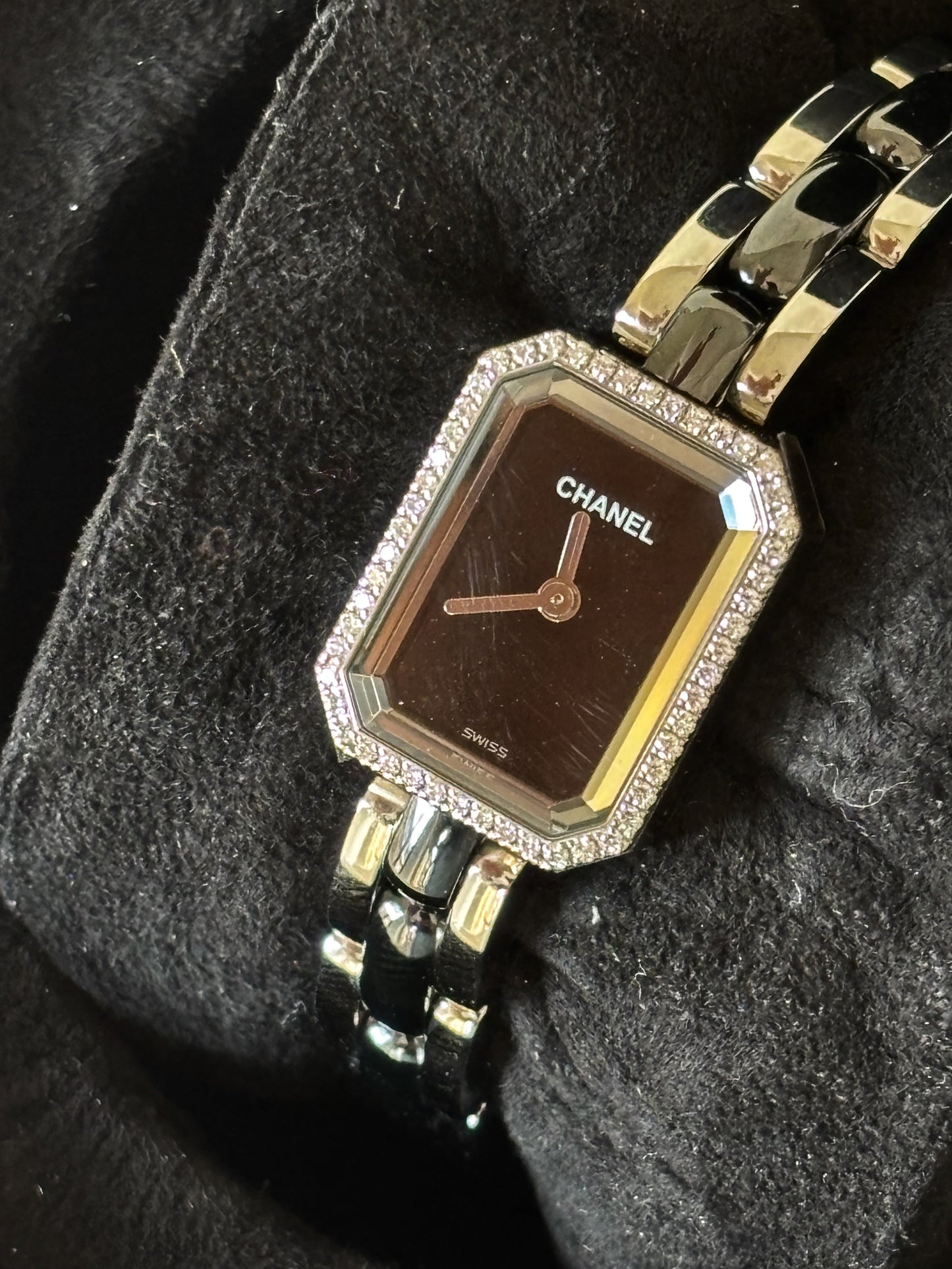 CHANEL Montre Première Céramique Diamants