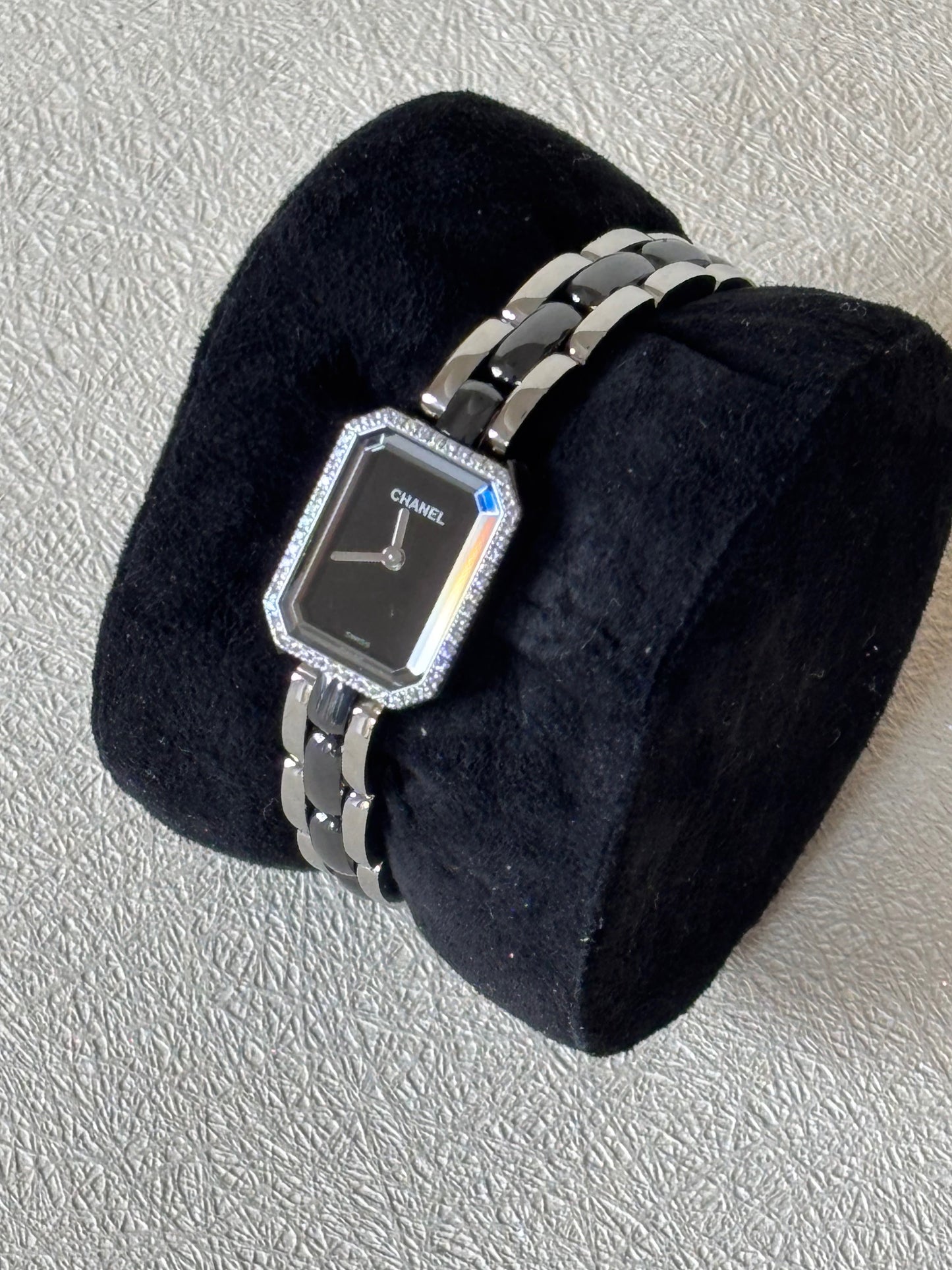 CHANEL Montre Première Céramique Diamants