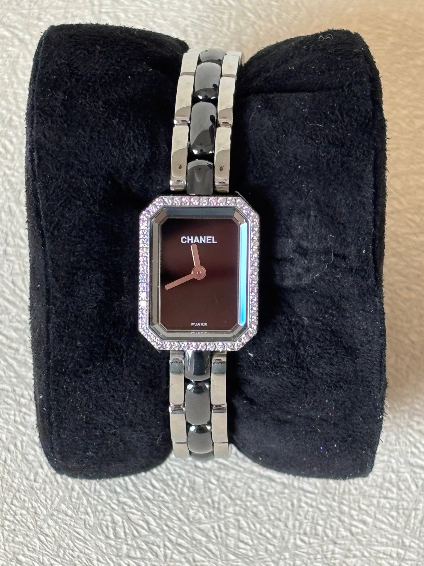 CHANEL Montre Première Céramique Diamants
