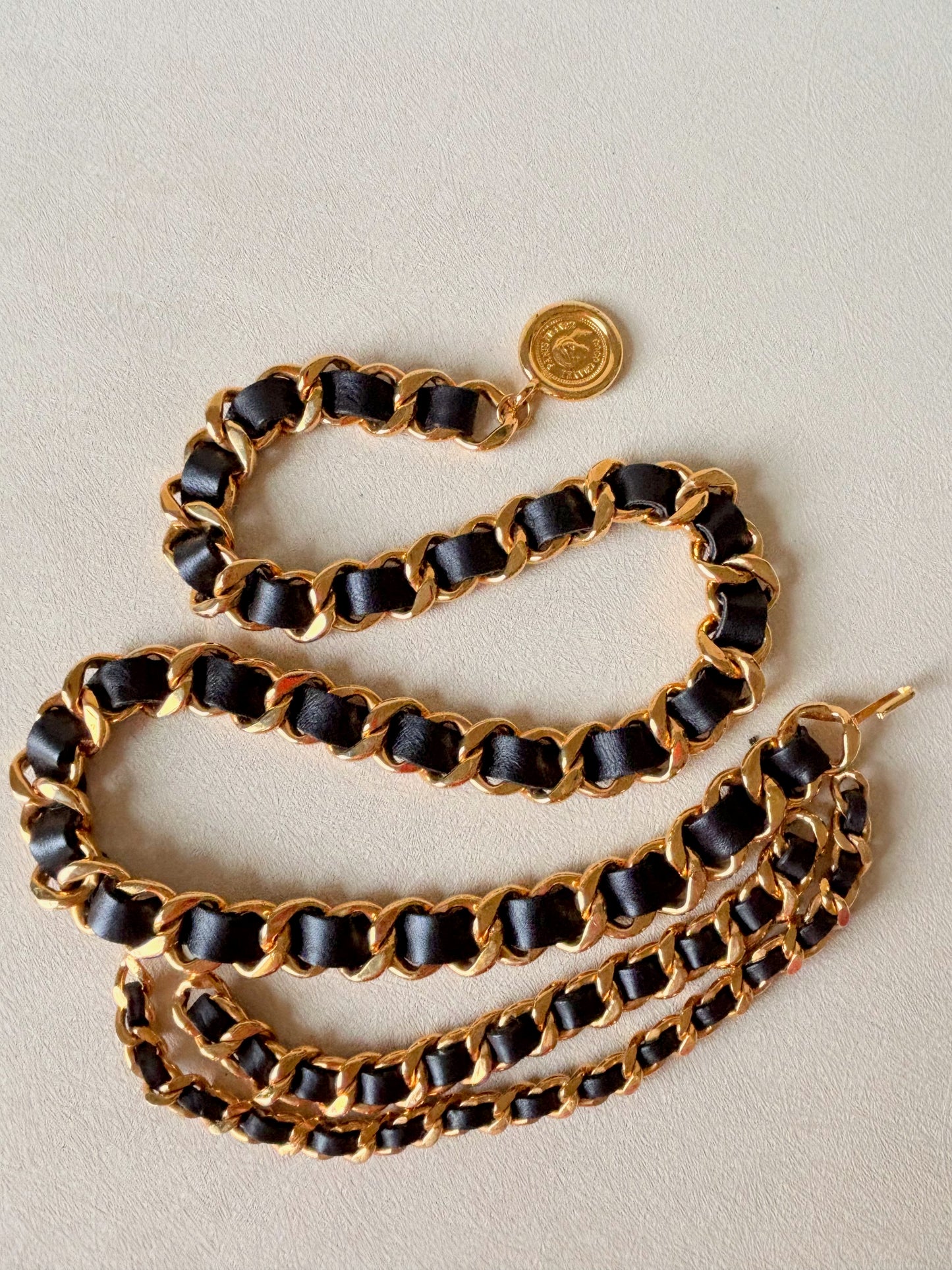 CHANEL Ceinture triple gros maillons